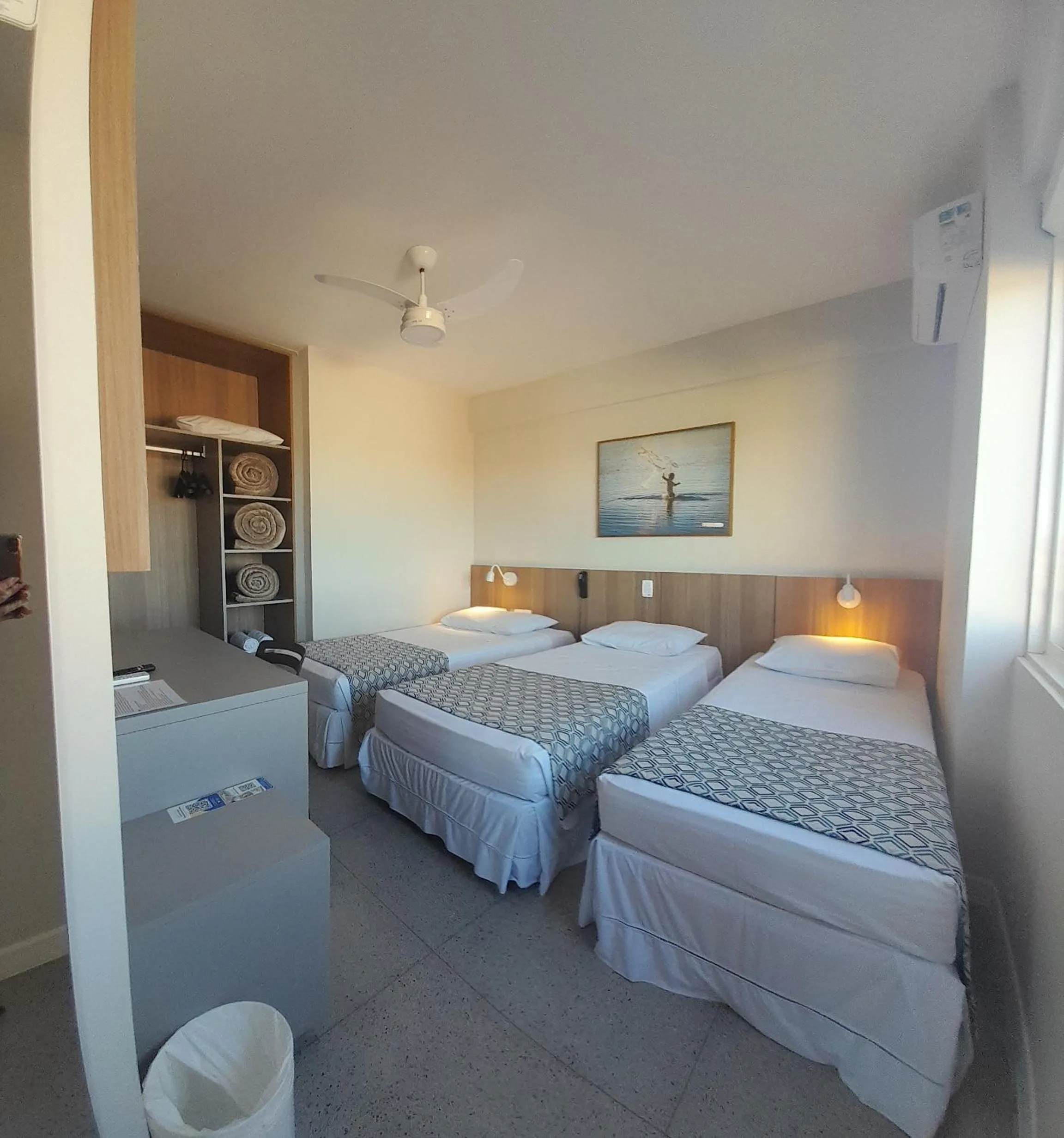 Bed in Hotel Bandeirantes da Barra