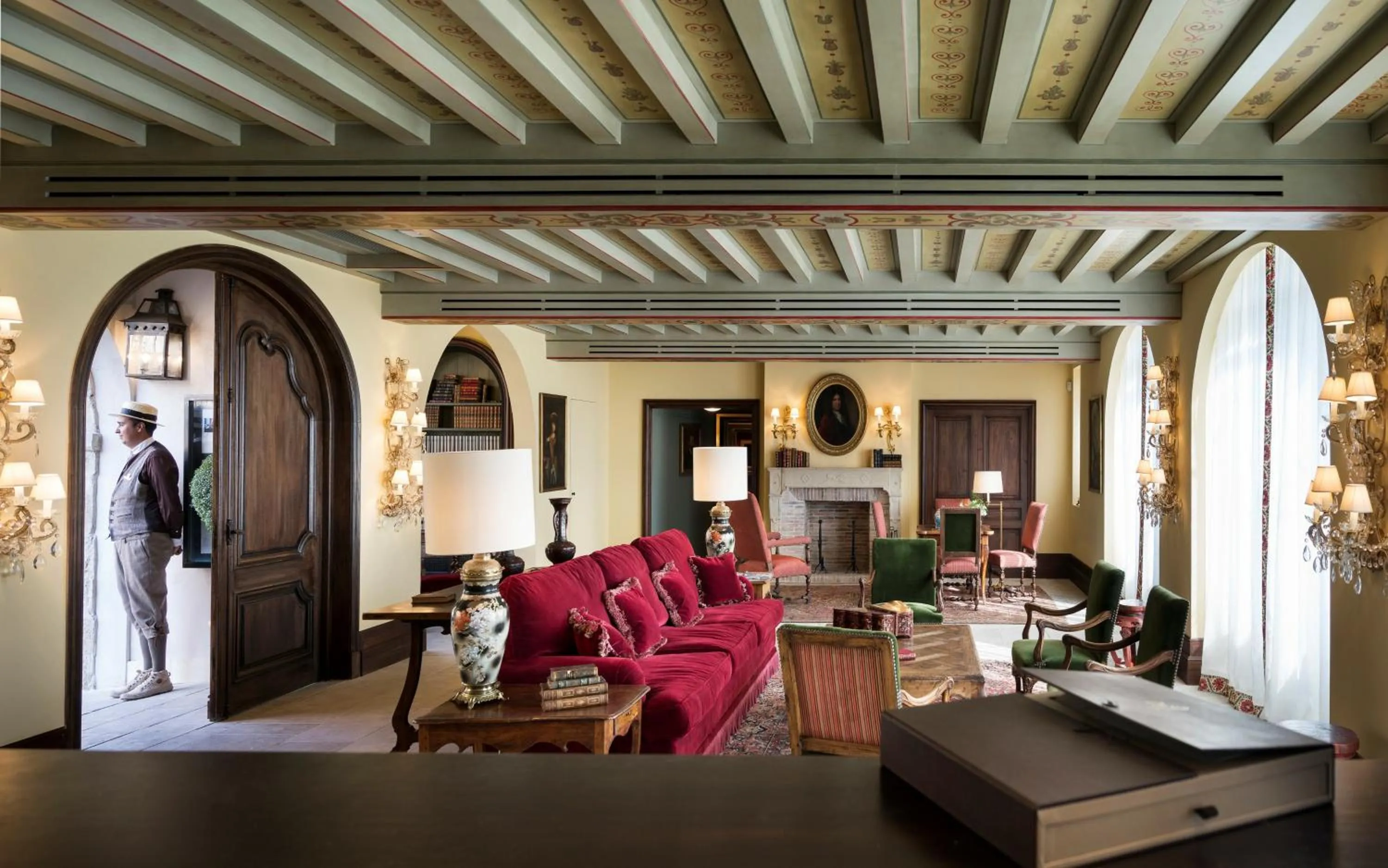 Living room in Airelles Gordes, La Bastide
