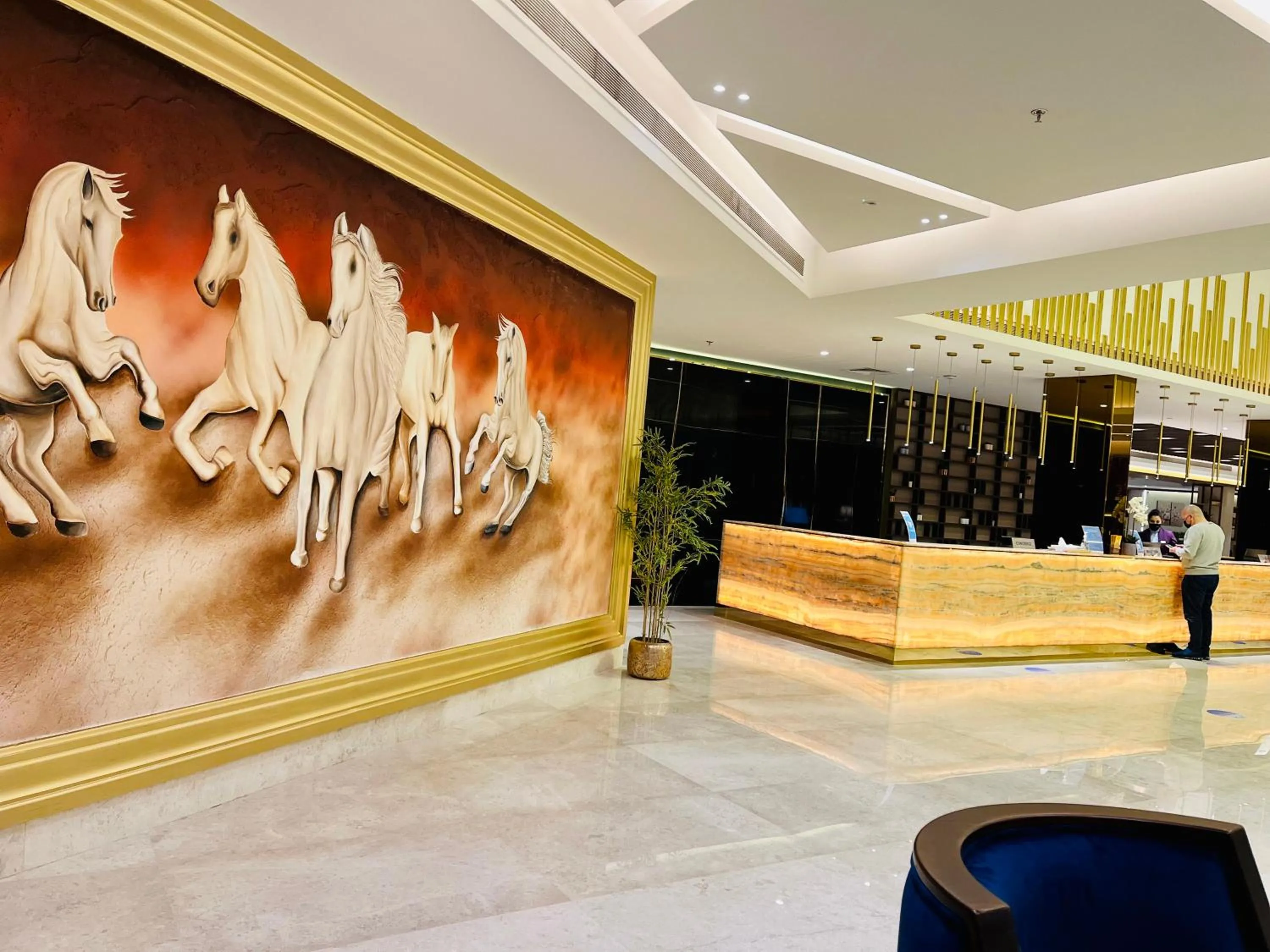 Lobby or reception in JUFFAIR BOULEVARD HOTEL & SUITES