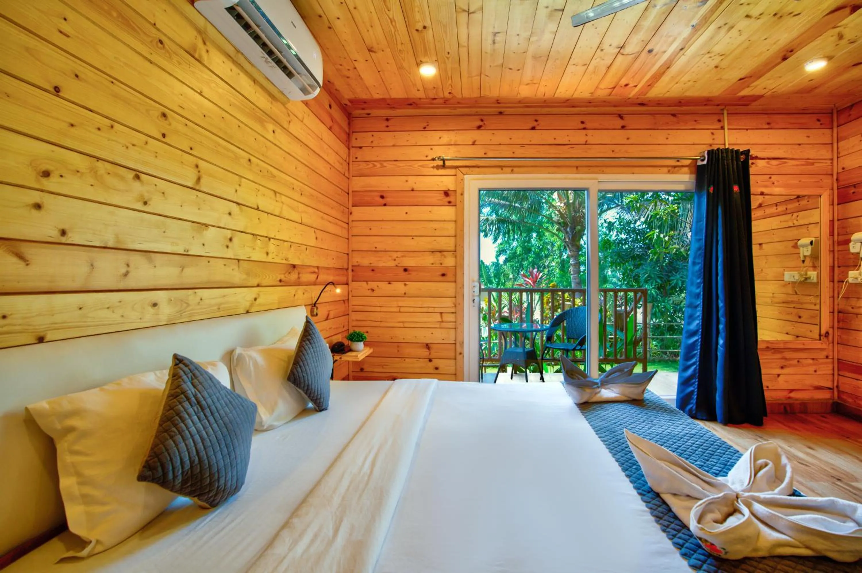 Bed in The Lazy Cabanas