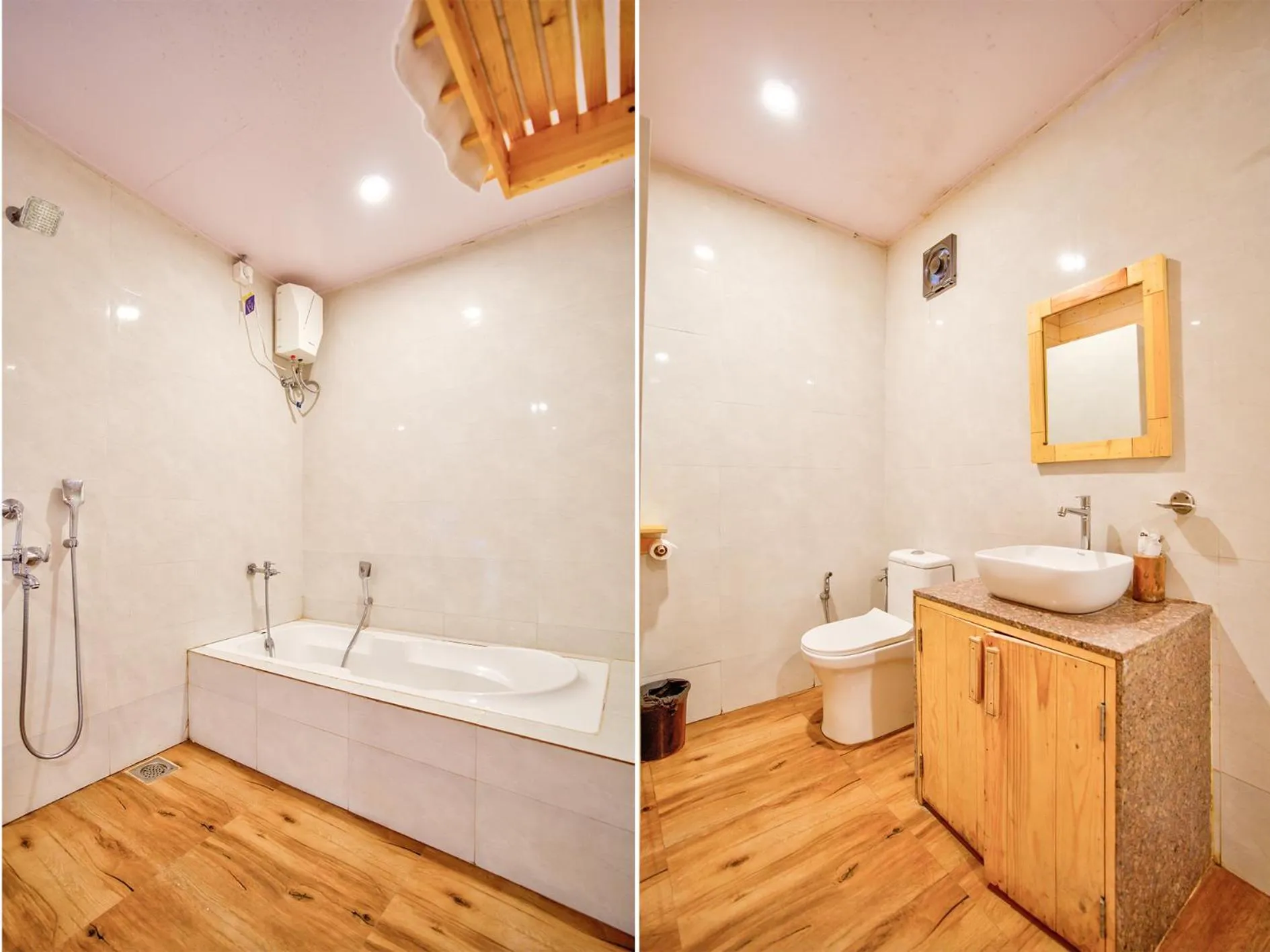 Shower in The Lazy Cabanas