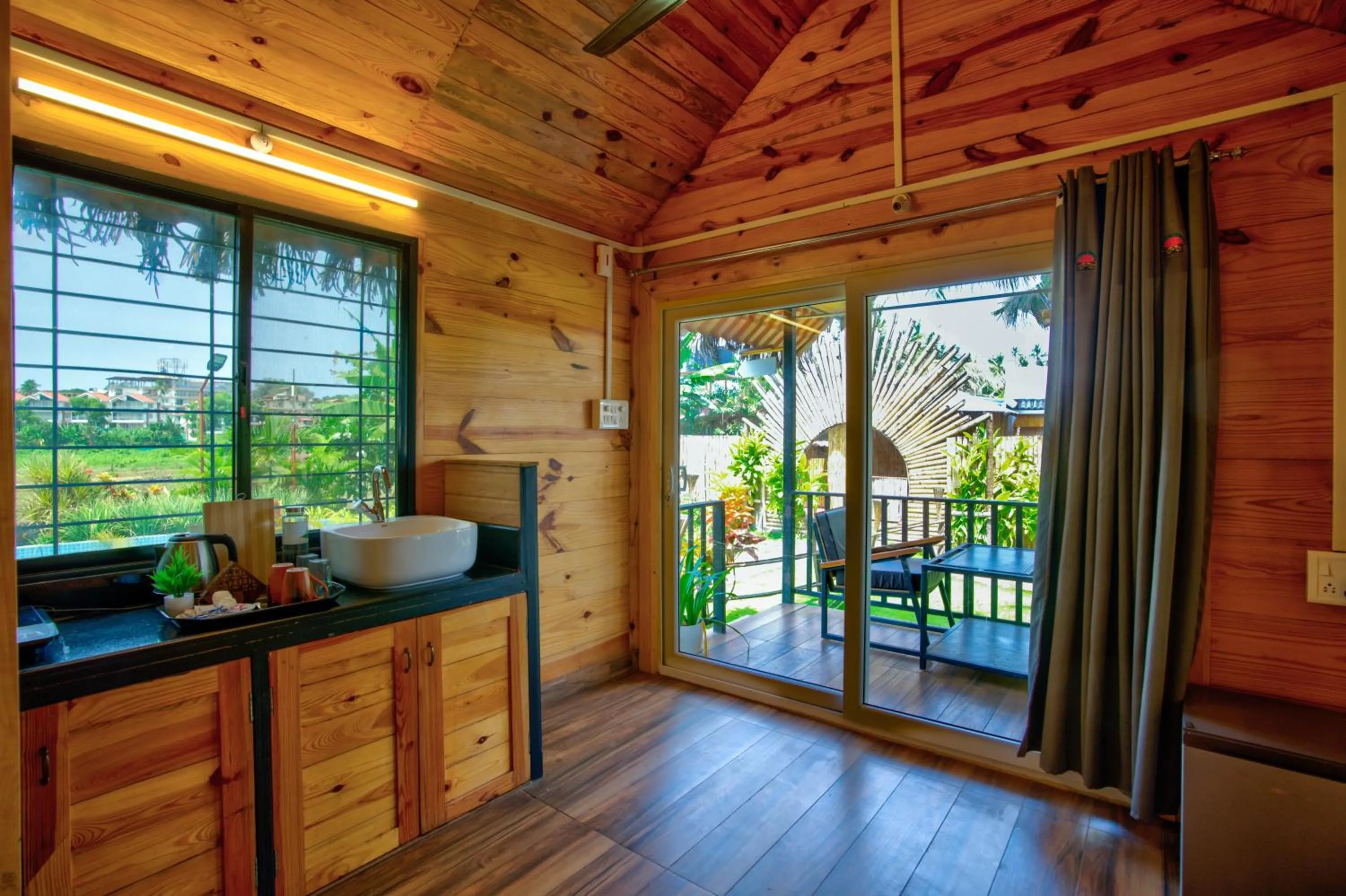 Garden in The Lazy Cabanas