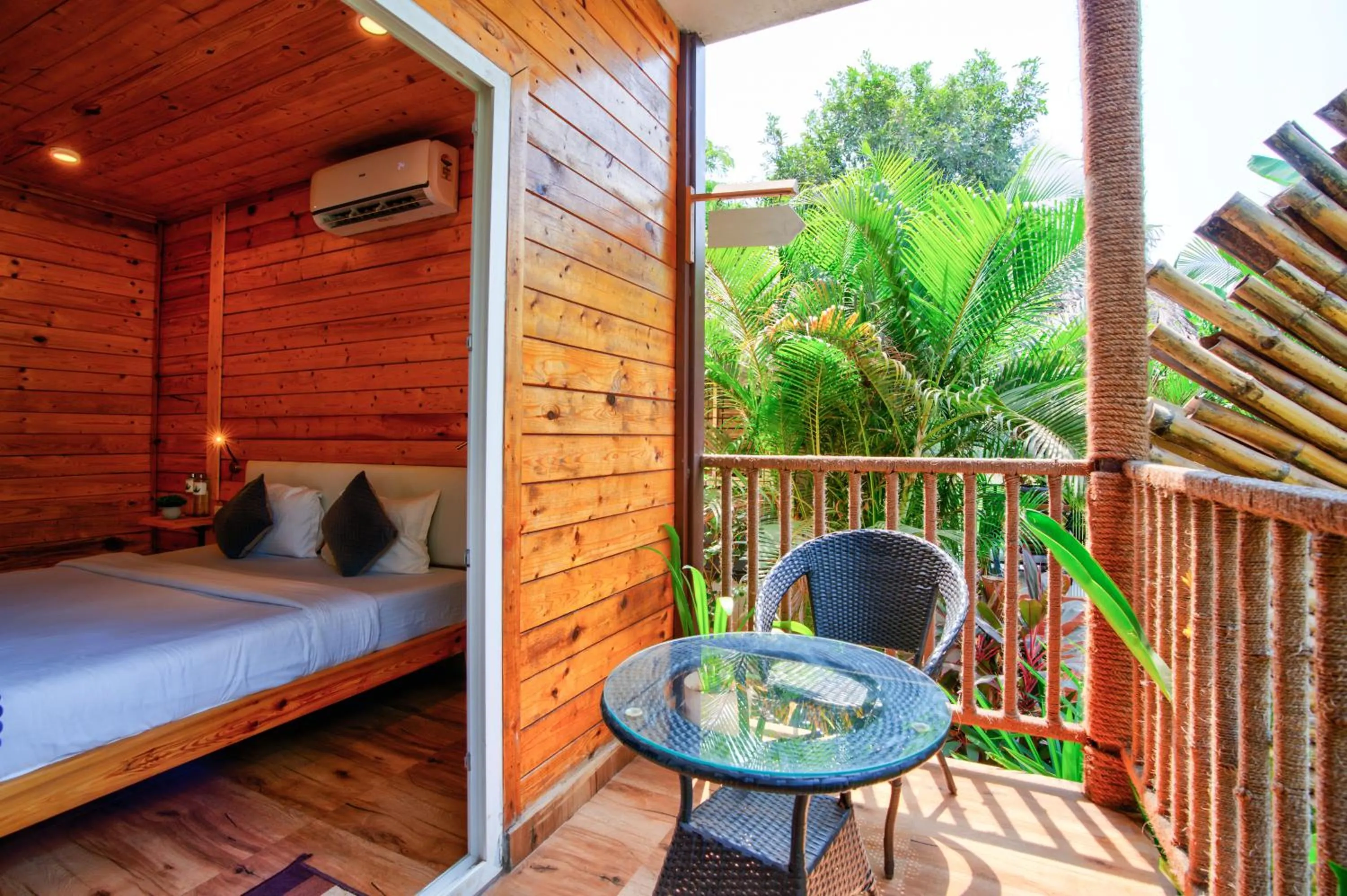 Bed in The Lazy Cabanas