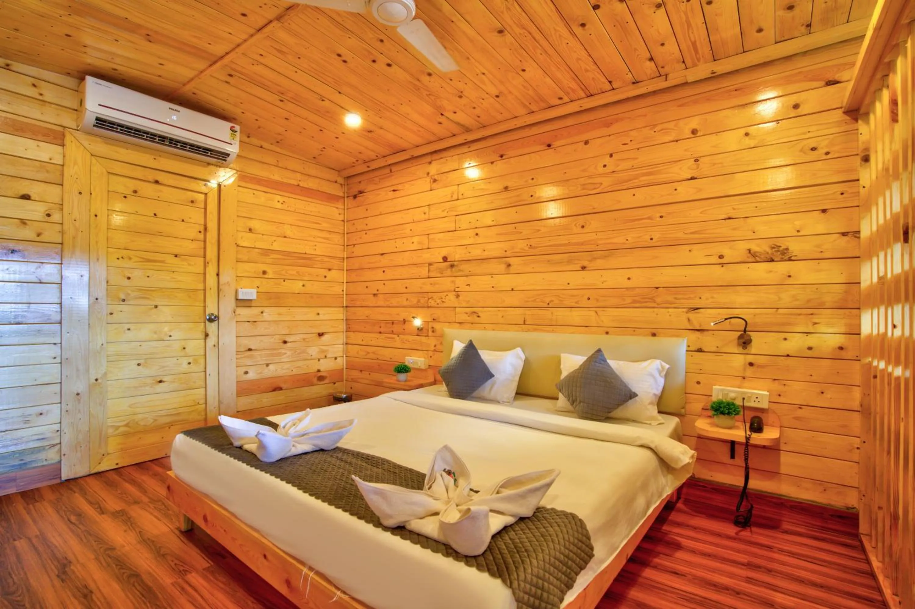 Bed in The Lazy Cabanas