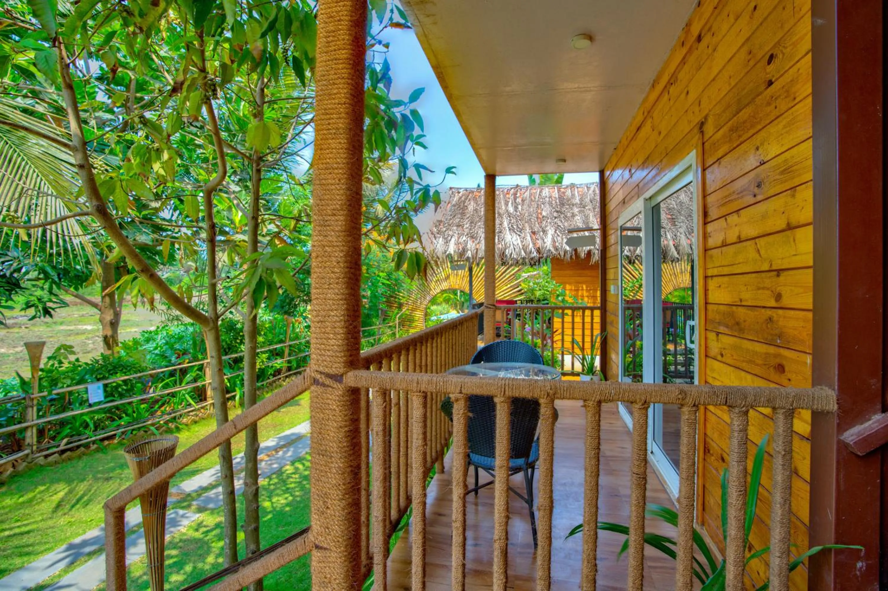 Patio in The Lazy Cabanas