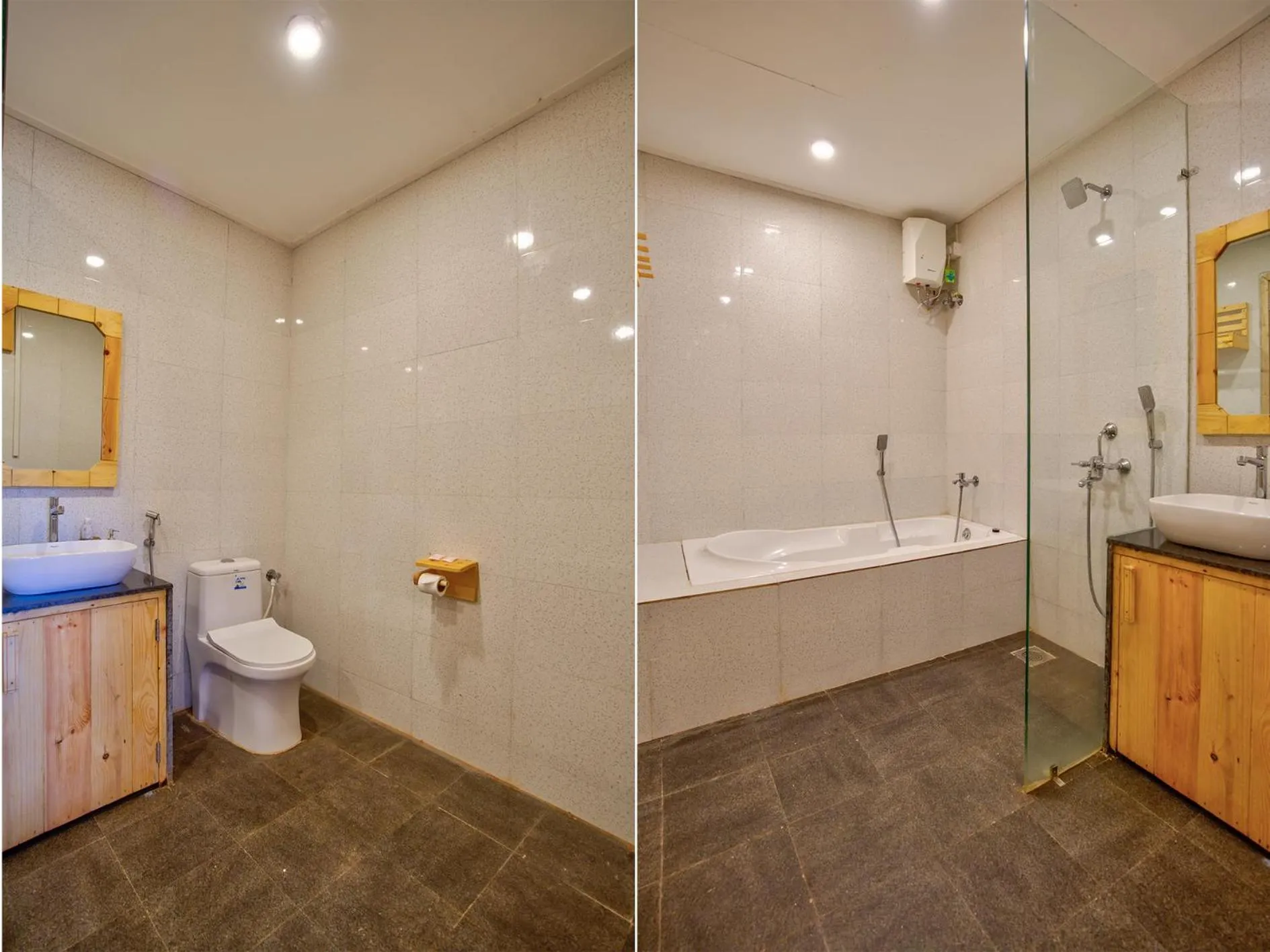 Shower in The Lazy Cabanas