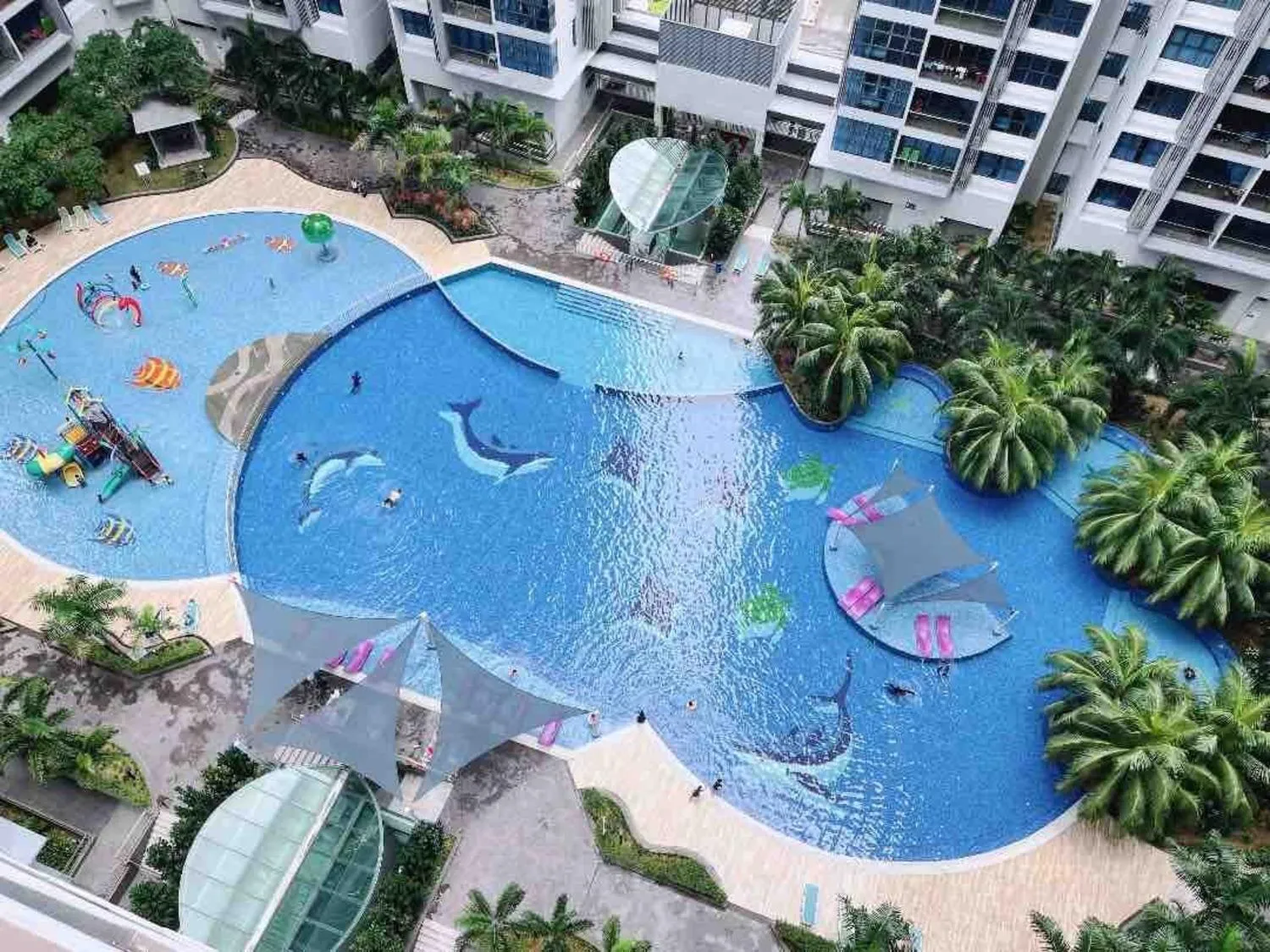 Children play ground in Atlantis Residences Melaka