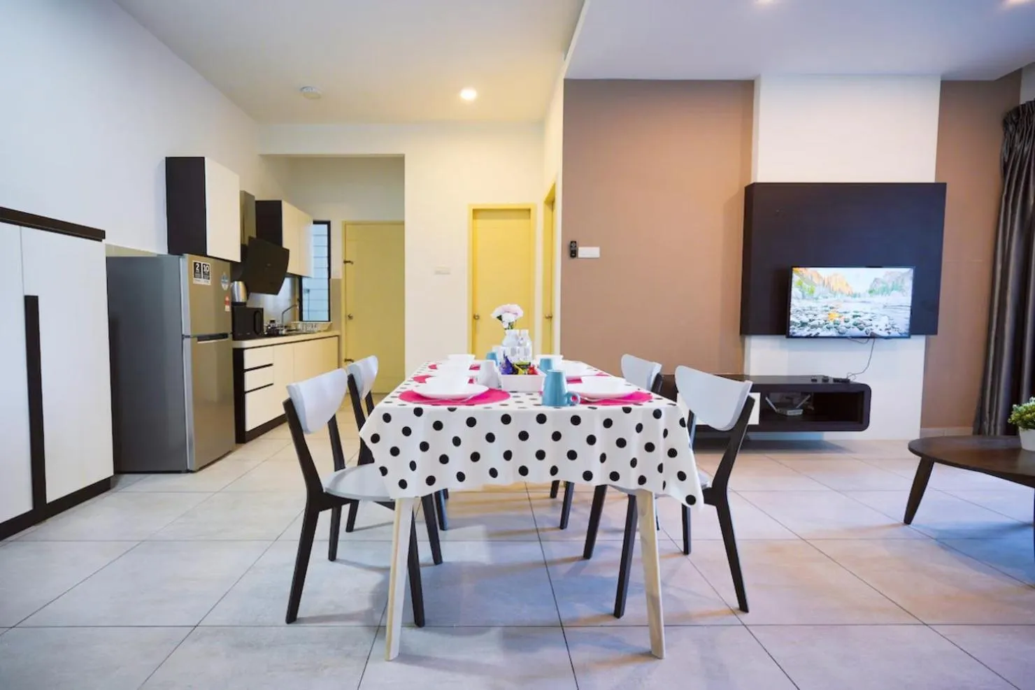 Dining area in Atlantis Residences Melaka