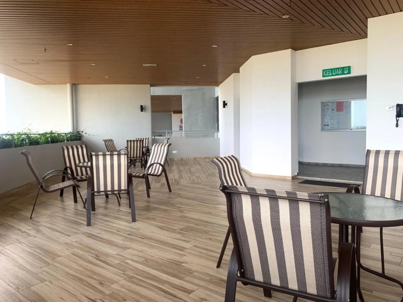 Seating area in Atlantis Residences Melaka