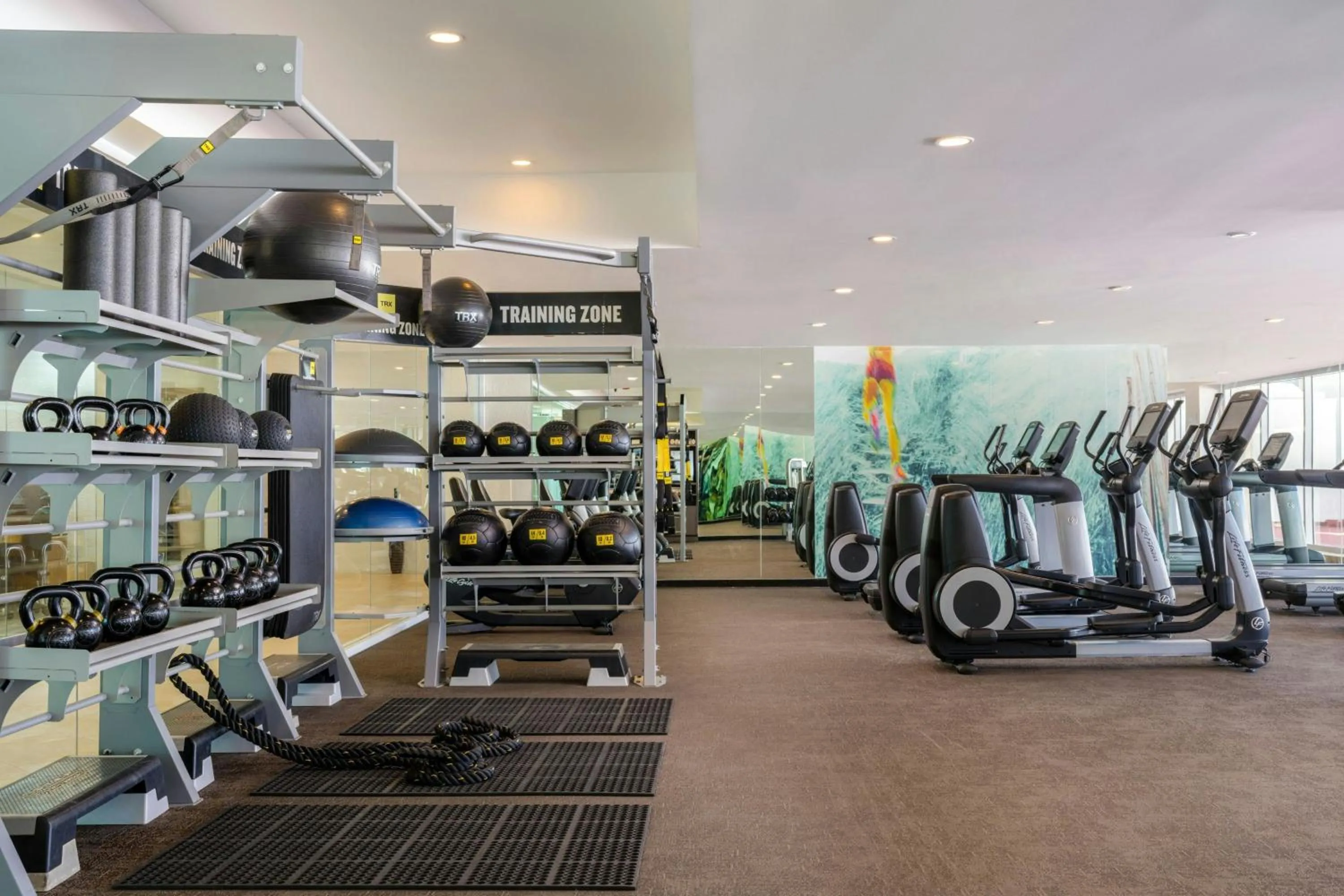 Fitness centre/facilities in The Westin Resort & Spa Cancun