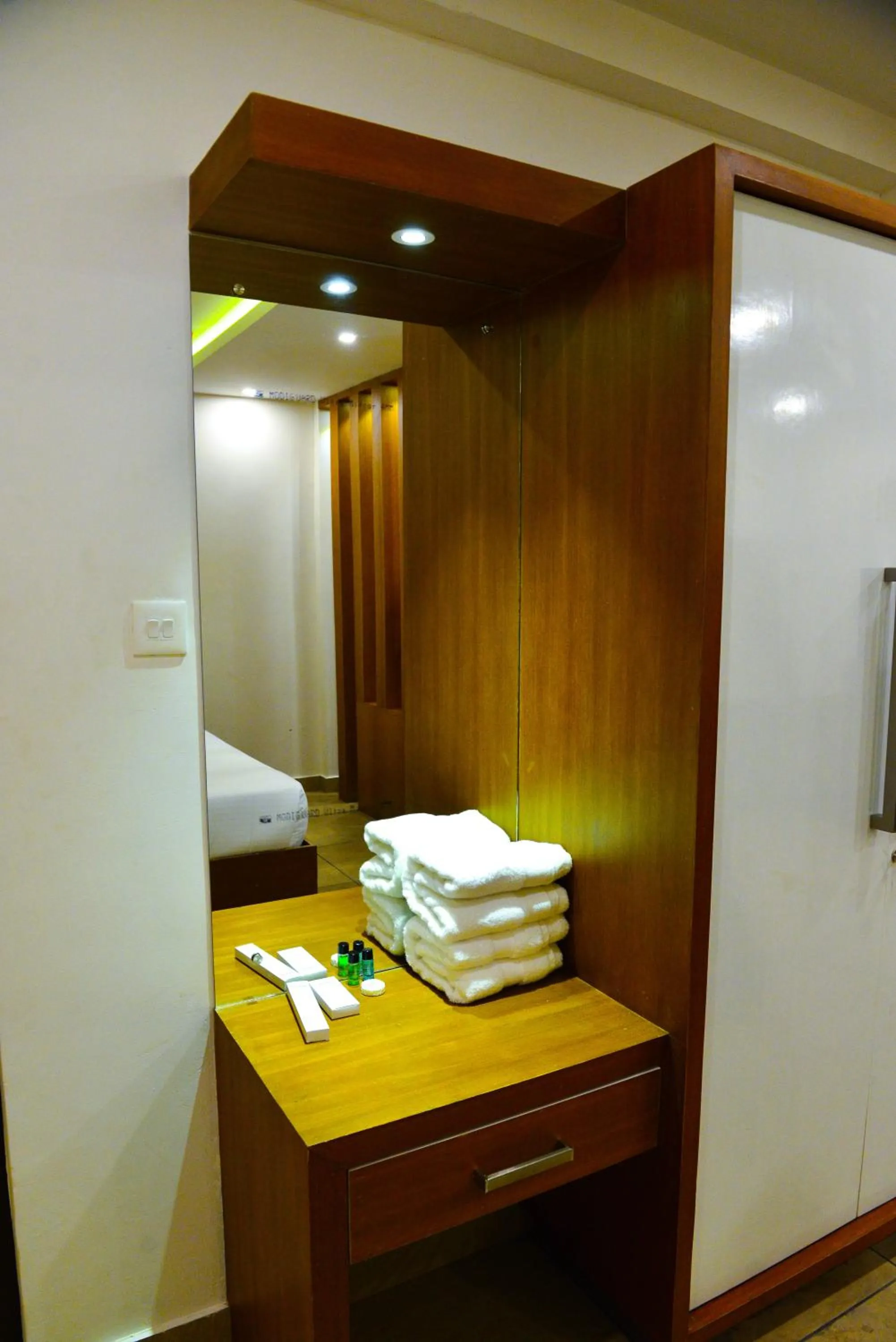 Bed in AURA RESIDENCY