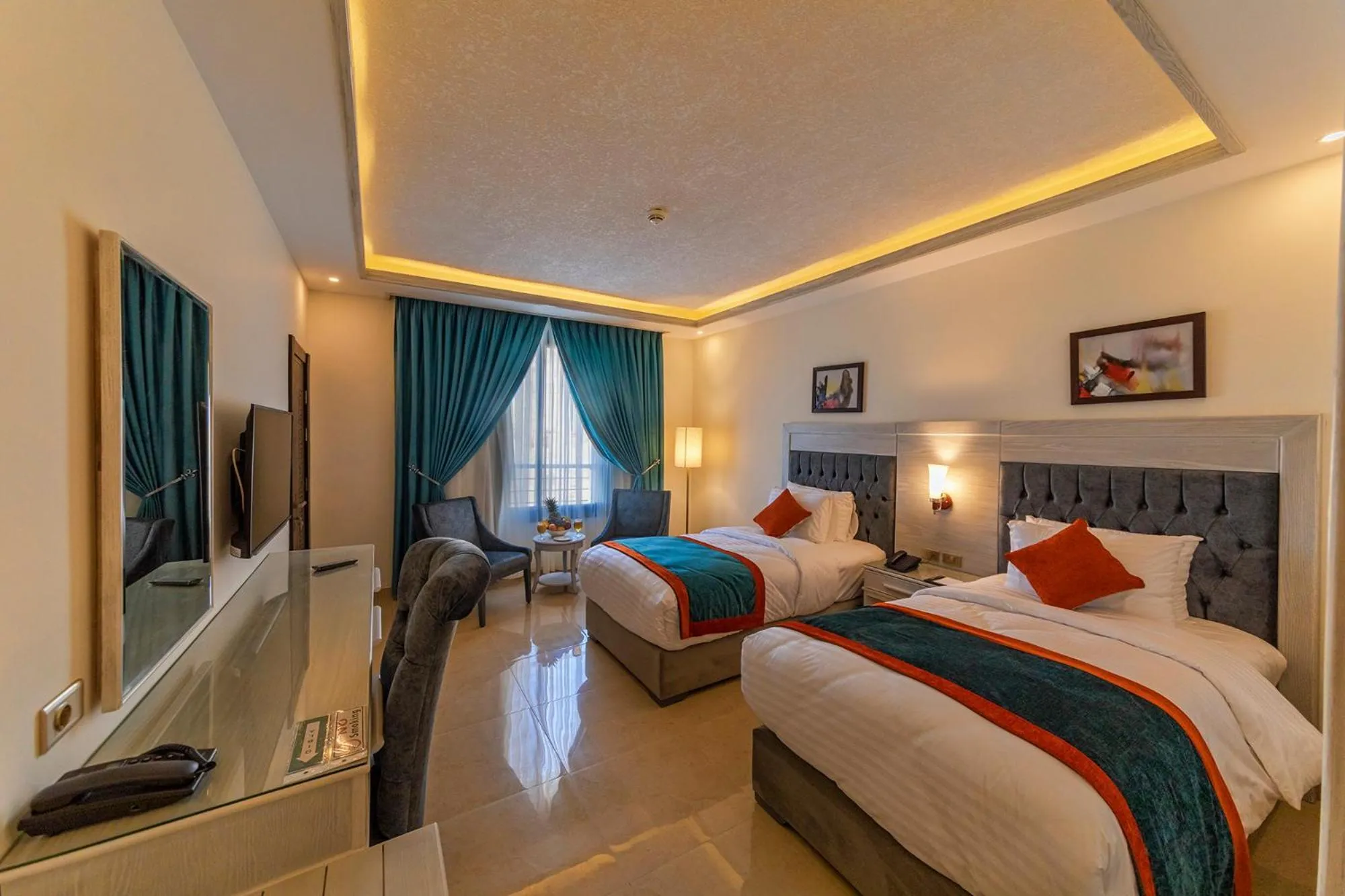 Bedroom, Bed in Petra Canyon Hotel