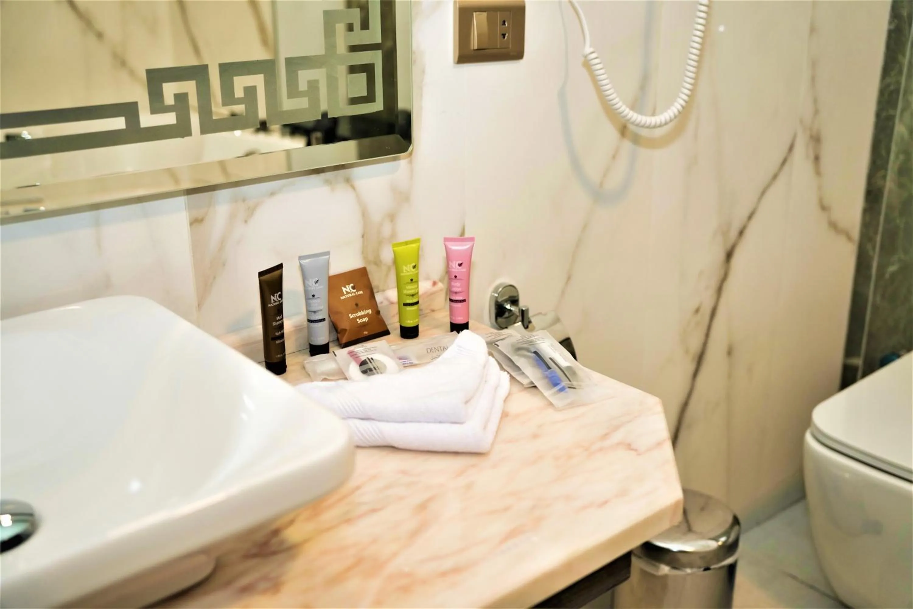 Bathroom in Petra Canyon Hotel