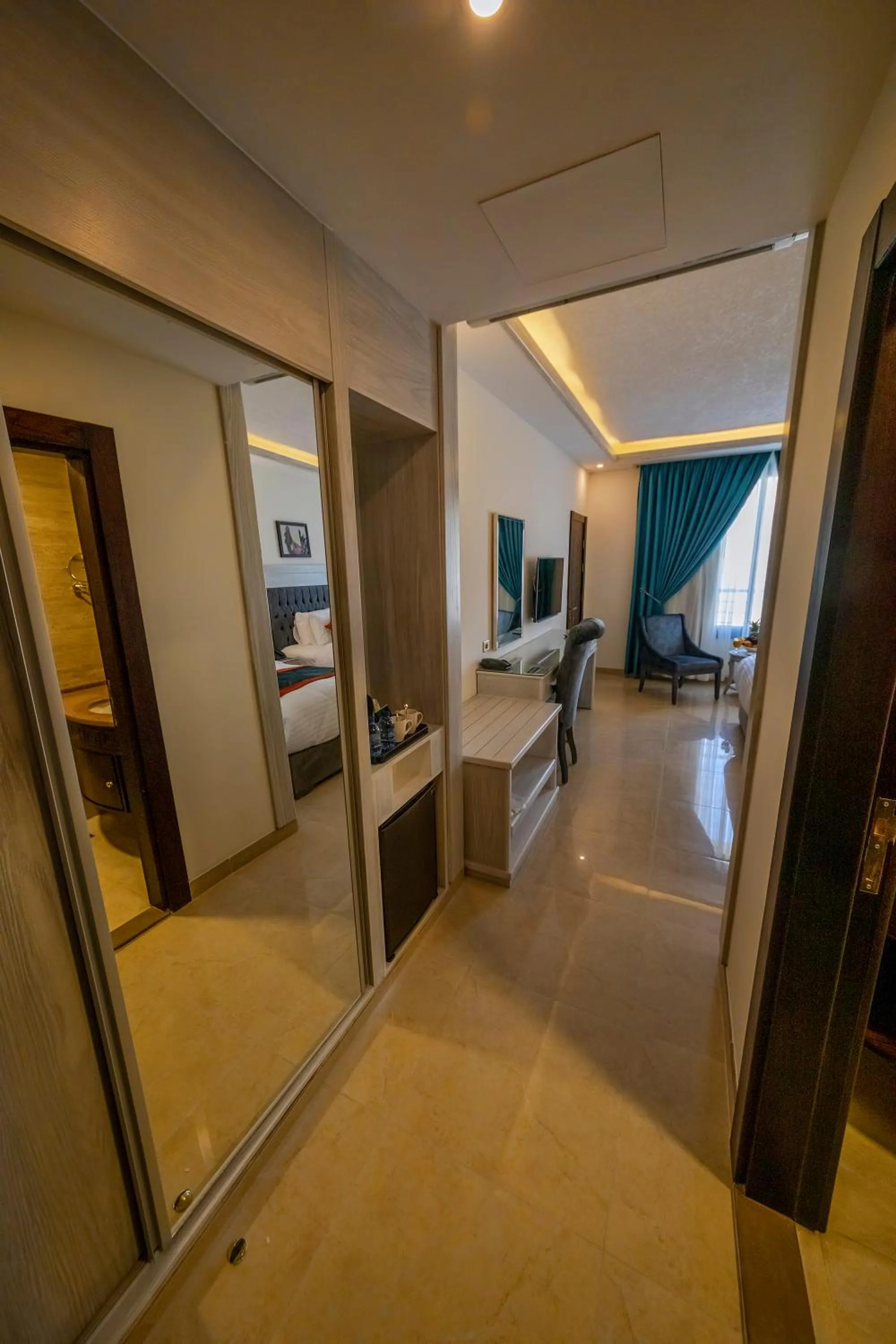 Bedroom in Petra Canyon Hotel