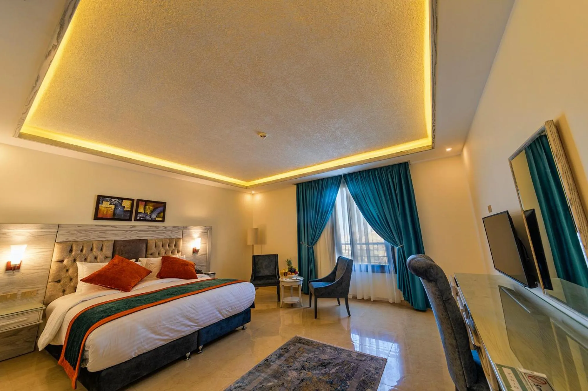 Bedroom, Bed in Petra Canyon Hotel