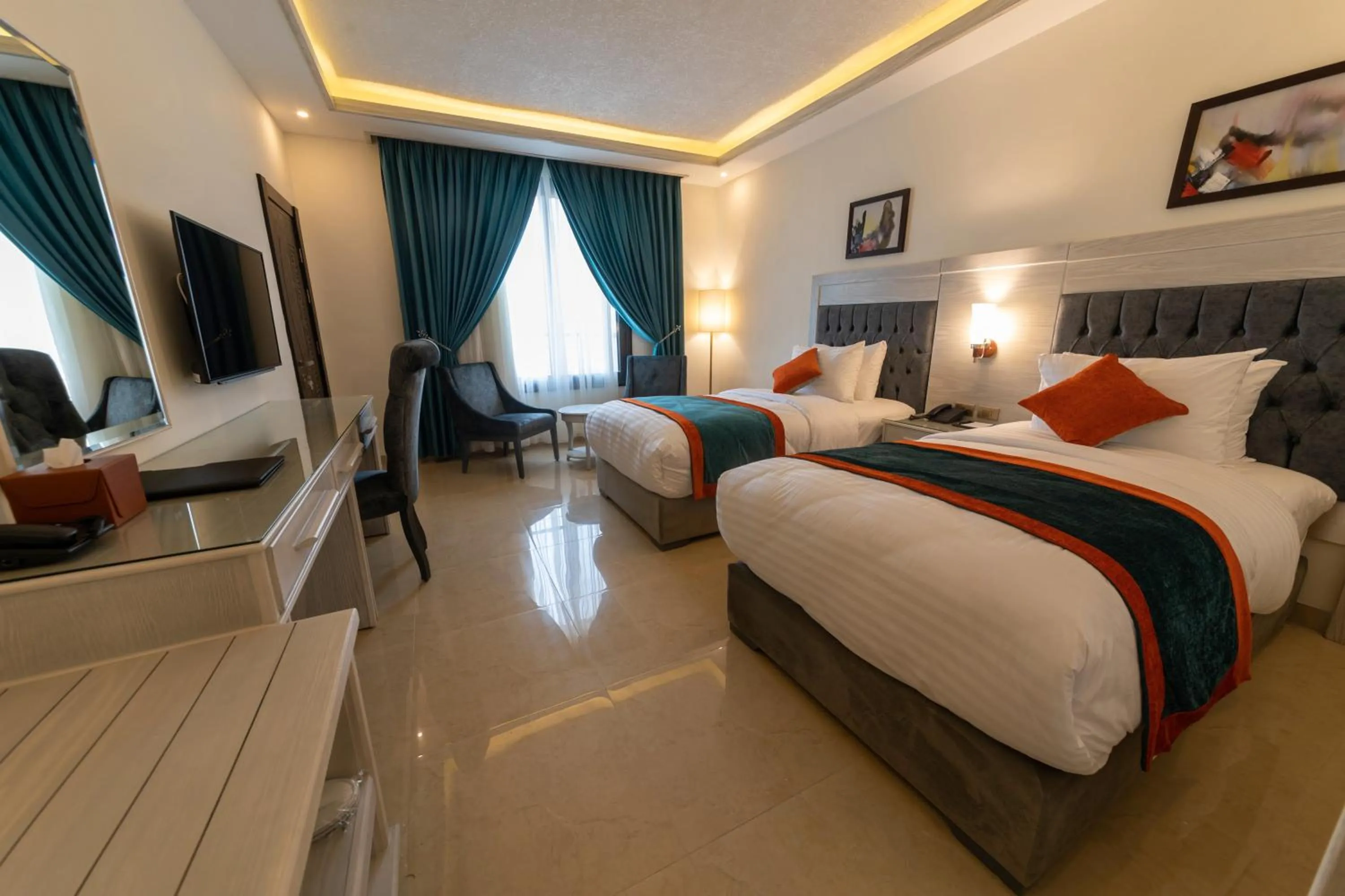 Bedroom, Bed in Petra Canyon Hotel