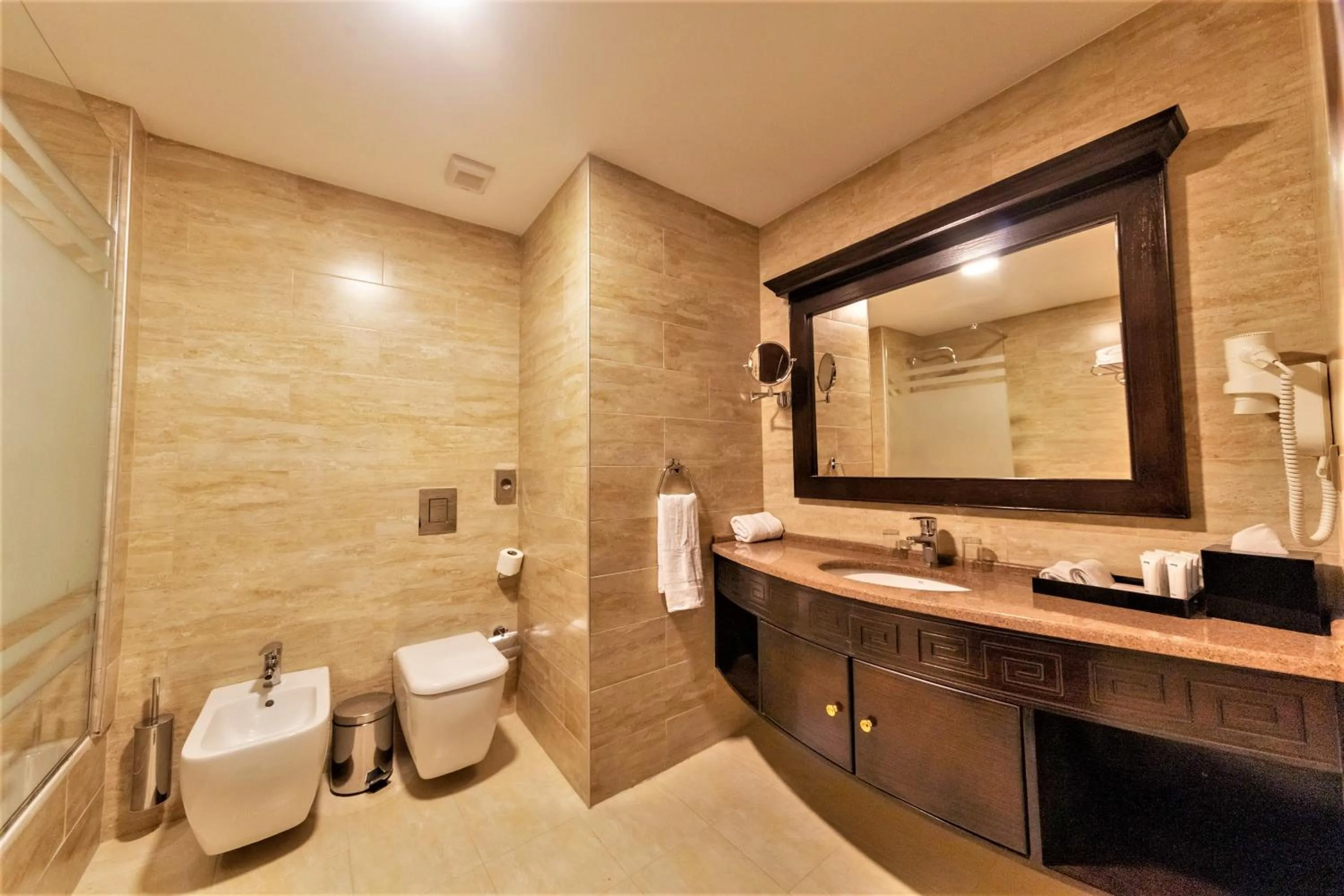 Bathroom in Petra Canyon Hotel