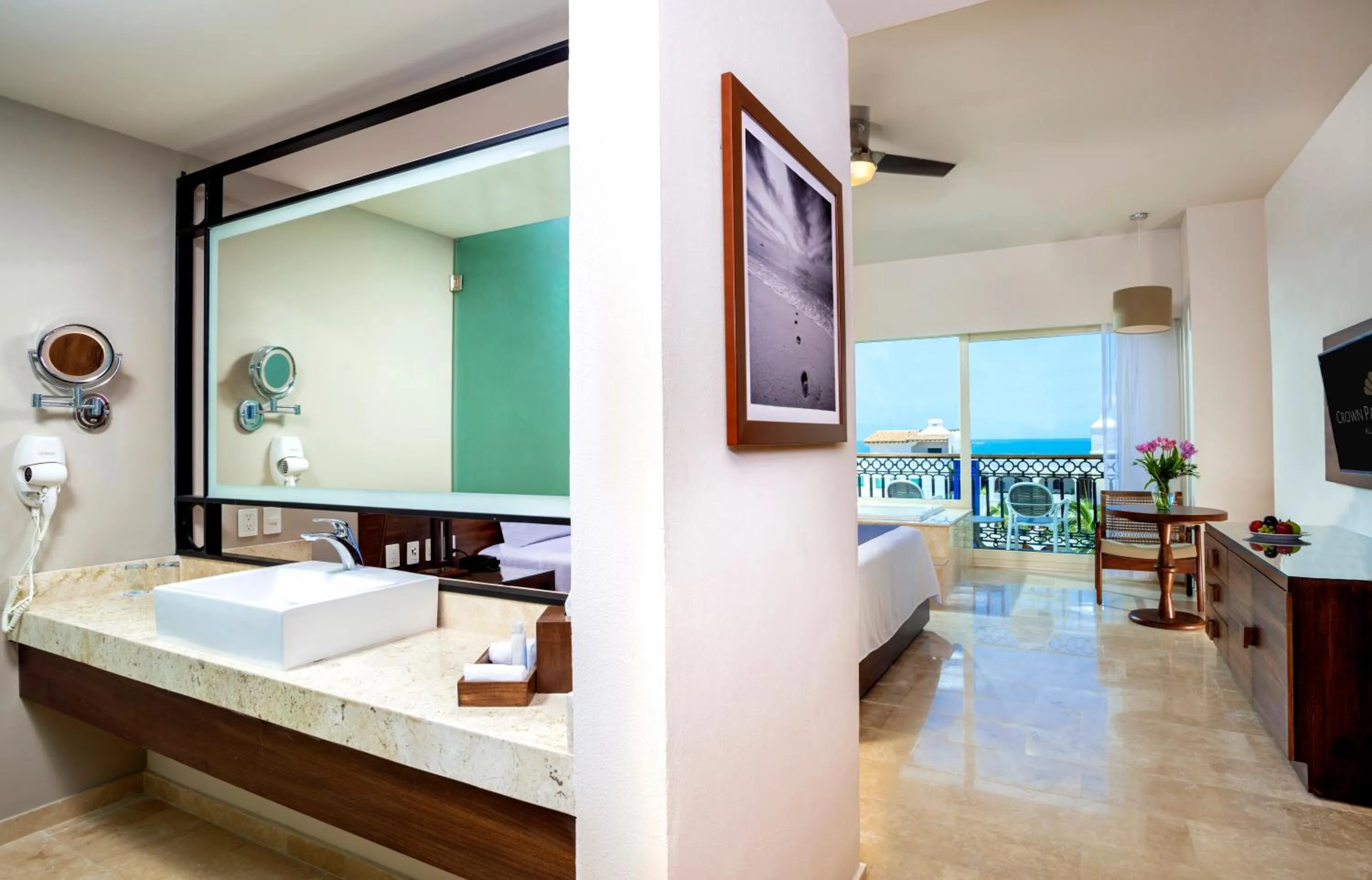 Photo of the whole room, Bed in Crown Paradise Golden All Inclusive Resort - Adults Only