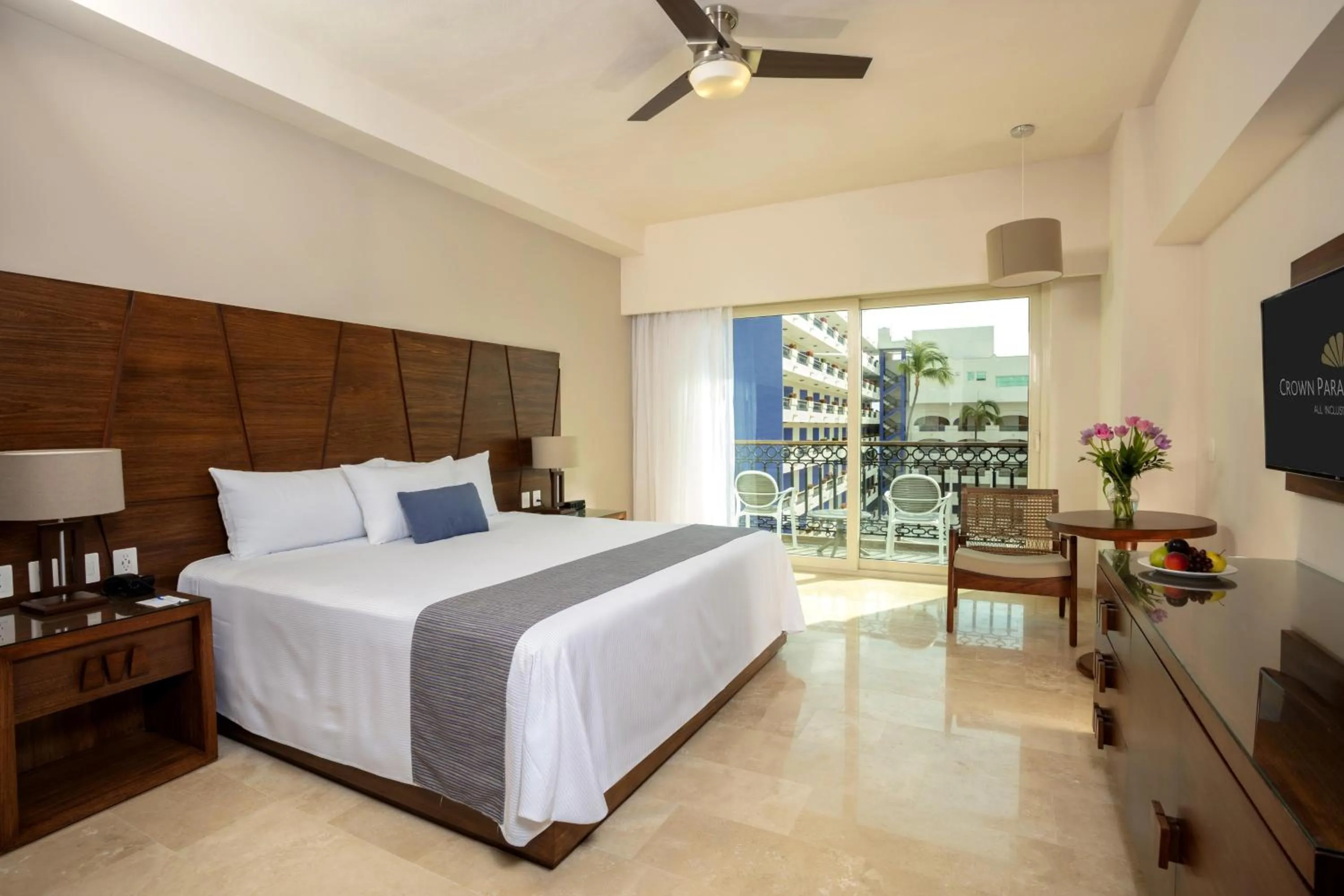 Bed in Crown Paradise Golden All Inclusive Resort - Adults Only