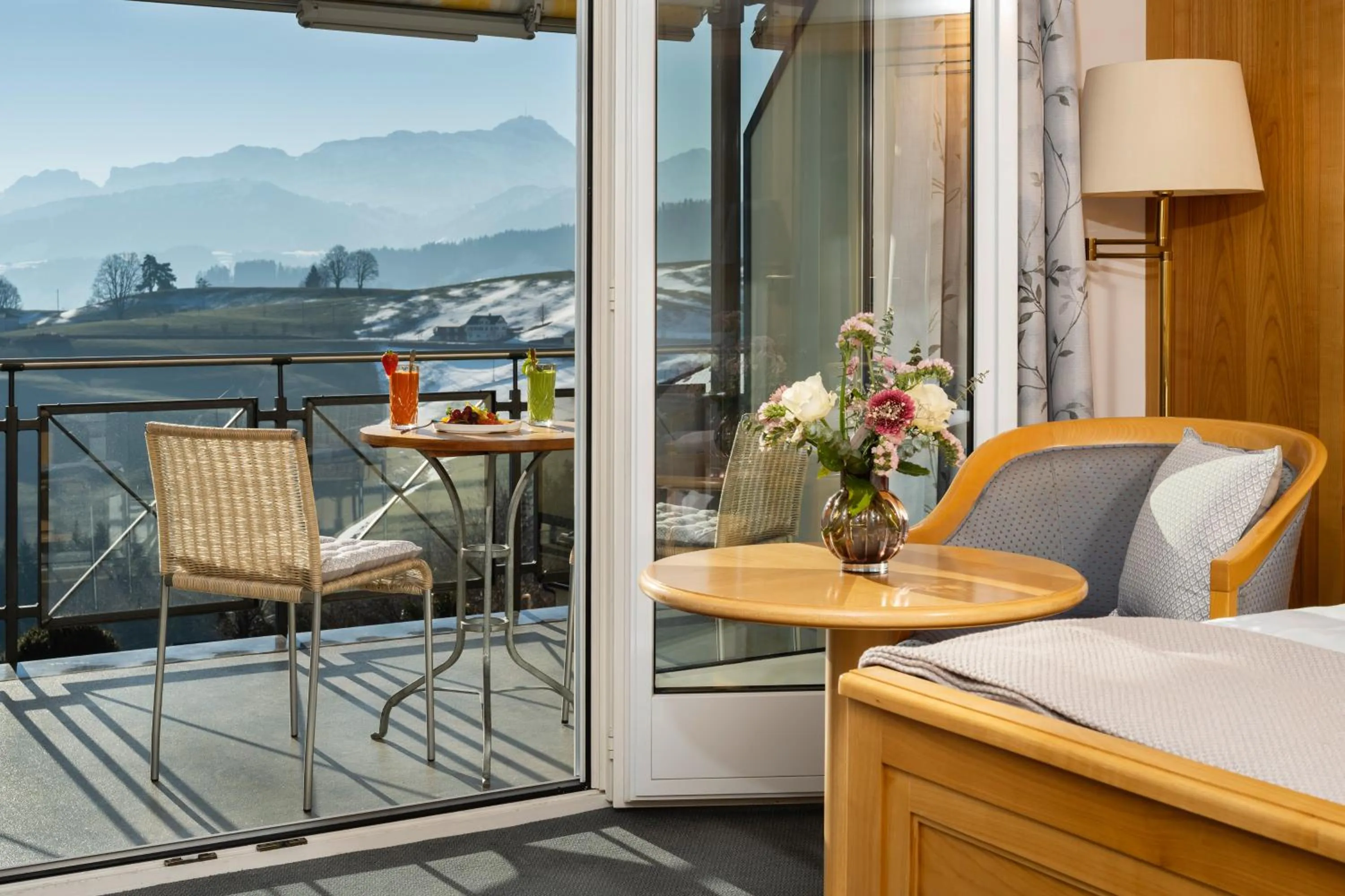 Bedroom in Vegan Health Hotel Sonnenberg