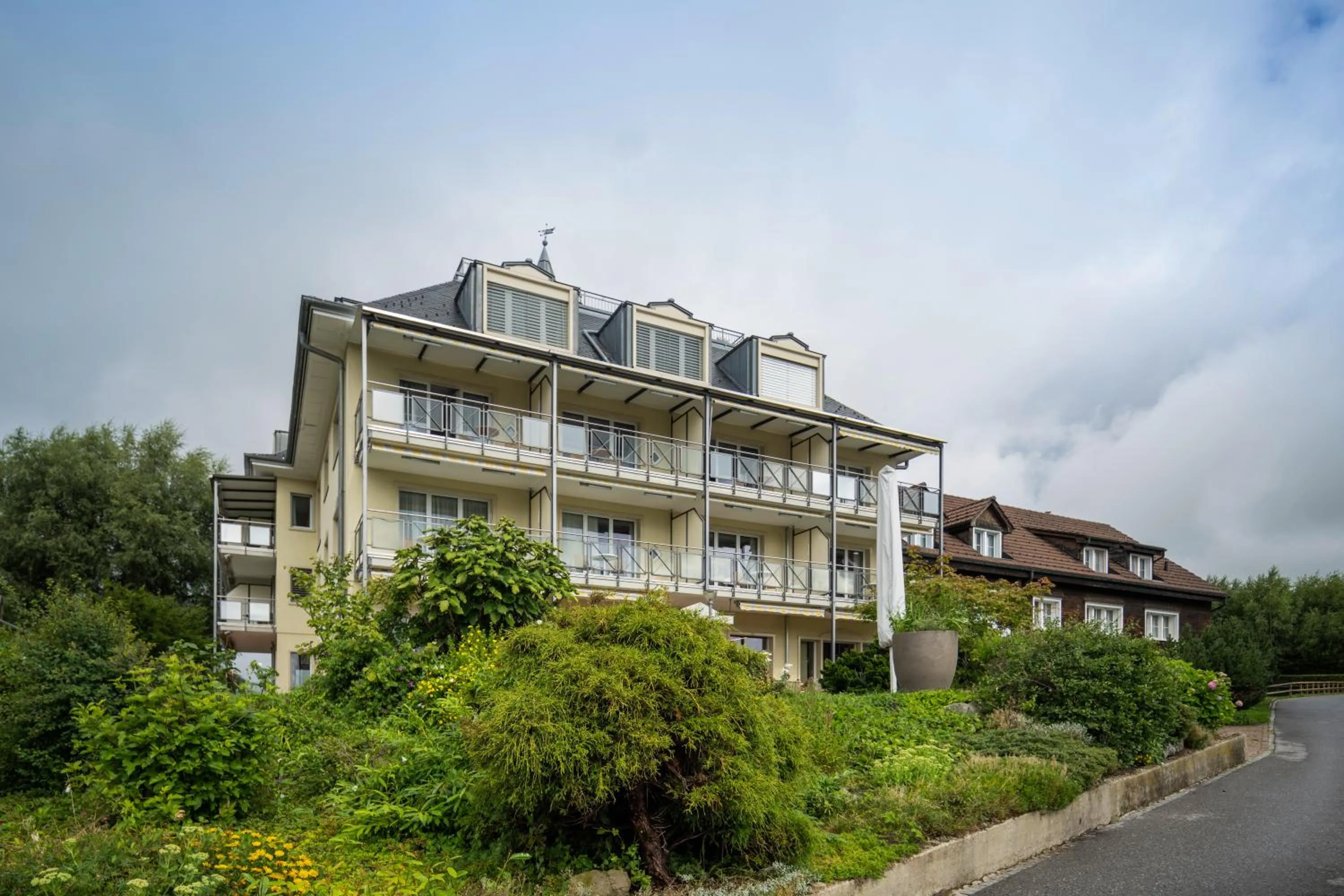 Property building in Vegan Health Hotel Sonnenberg