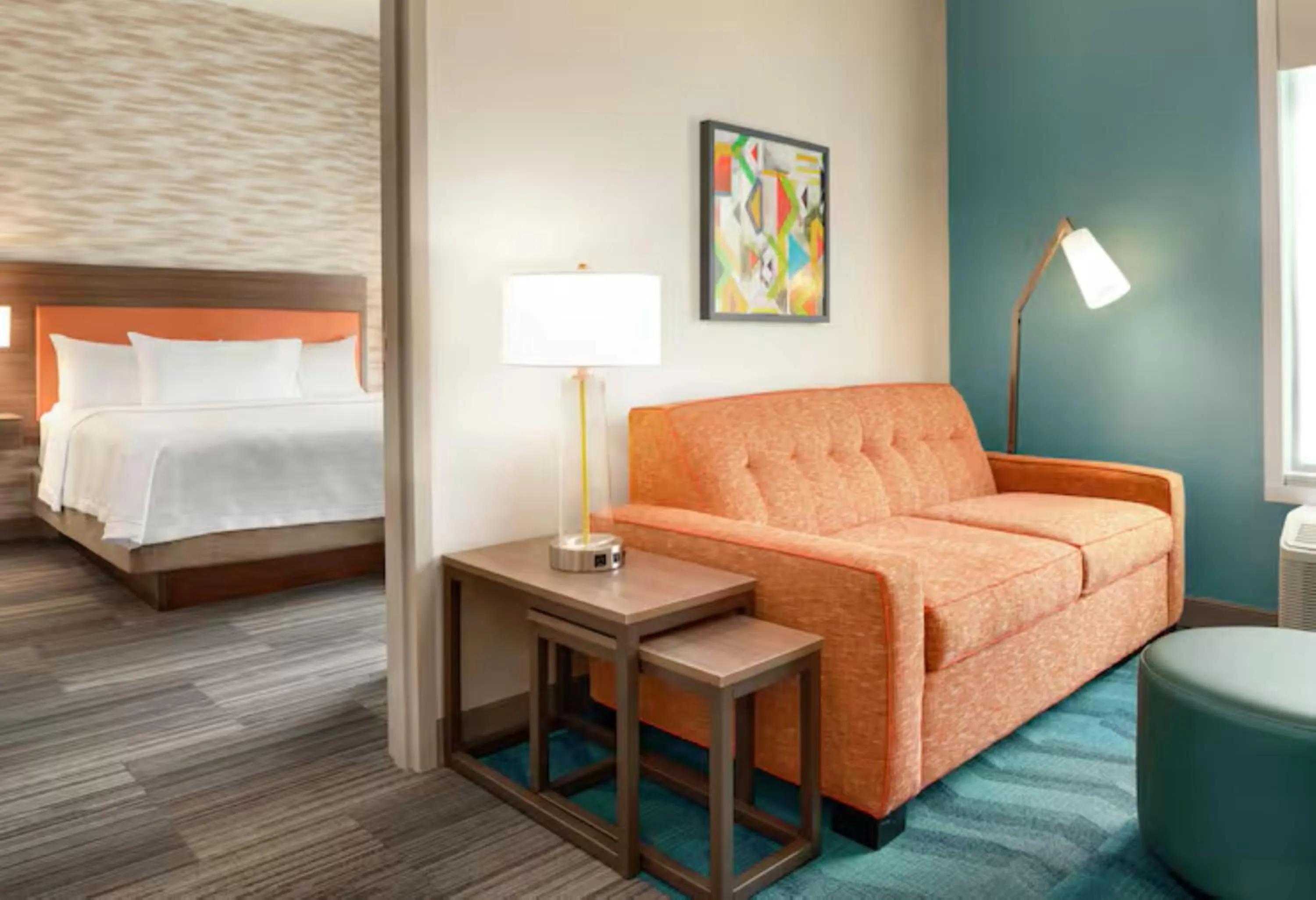 Bedroom, Bed in Home2 Suites By Hilton Hayward