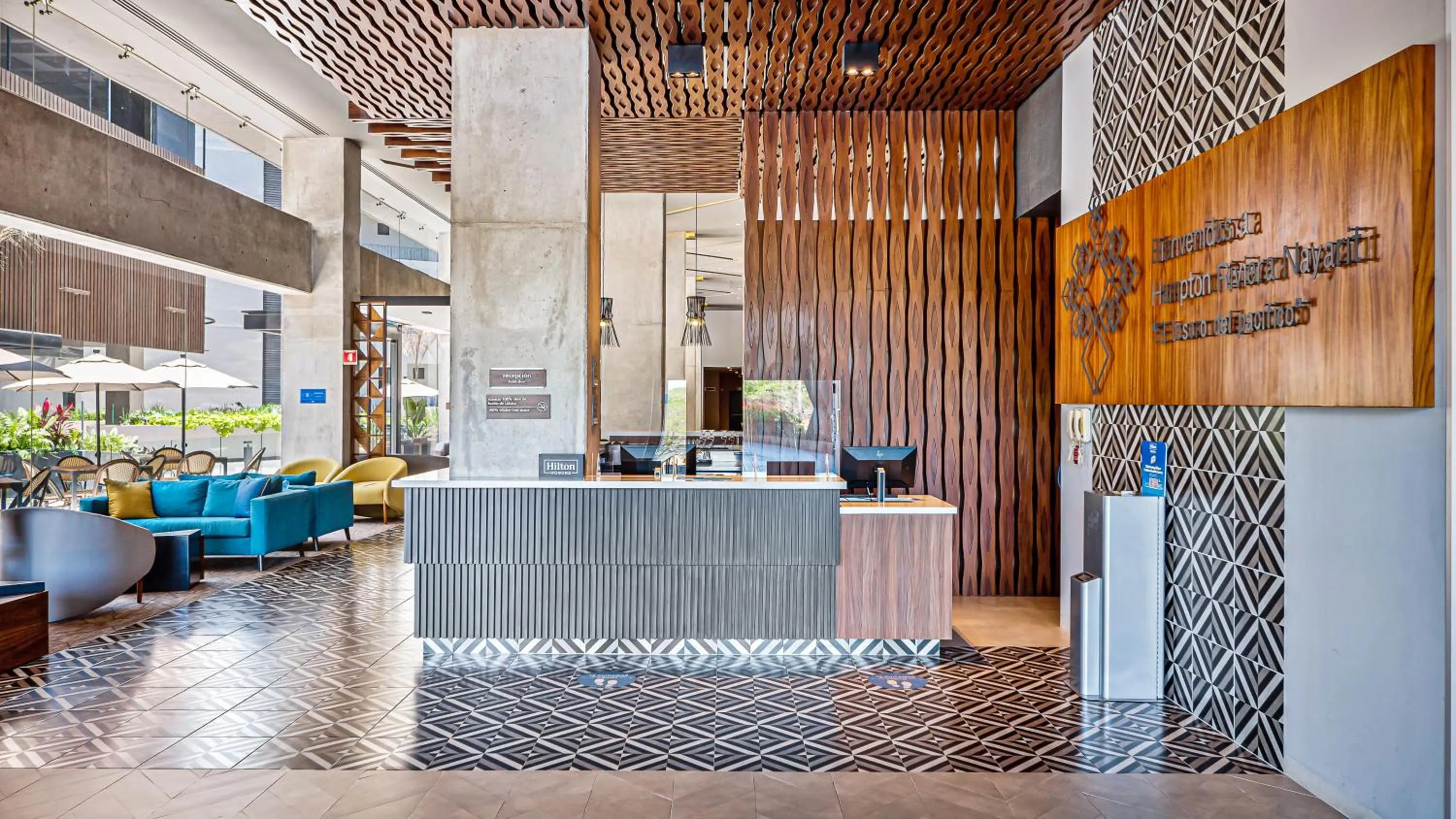 Lobby or reception in Hampton Inn By Hilton Nuevo Vallarta