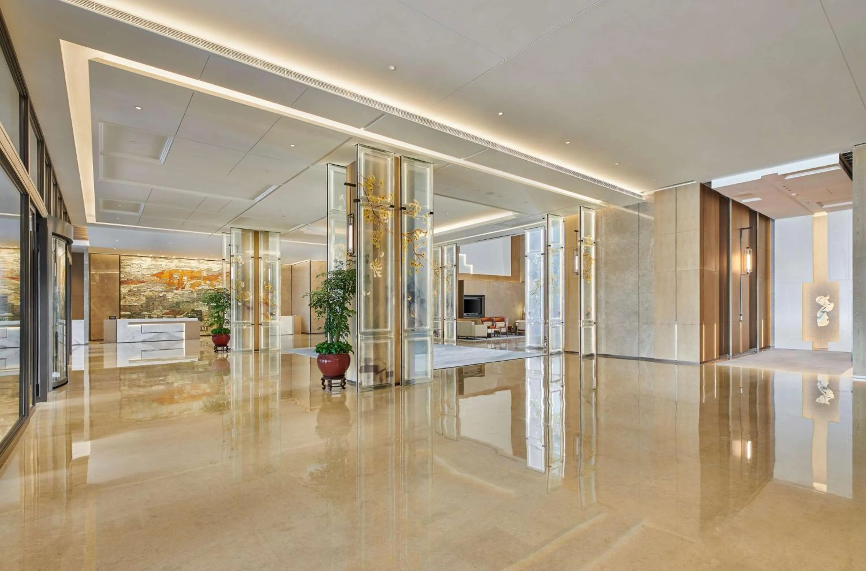 Lobby or reception in Hilton Suzhou Wuzhong