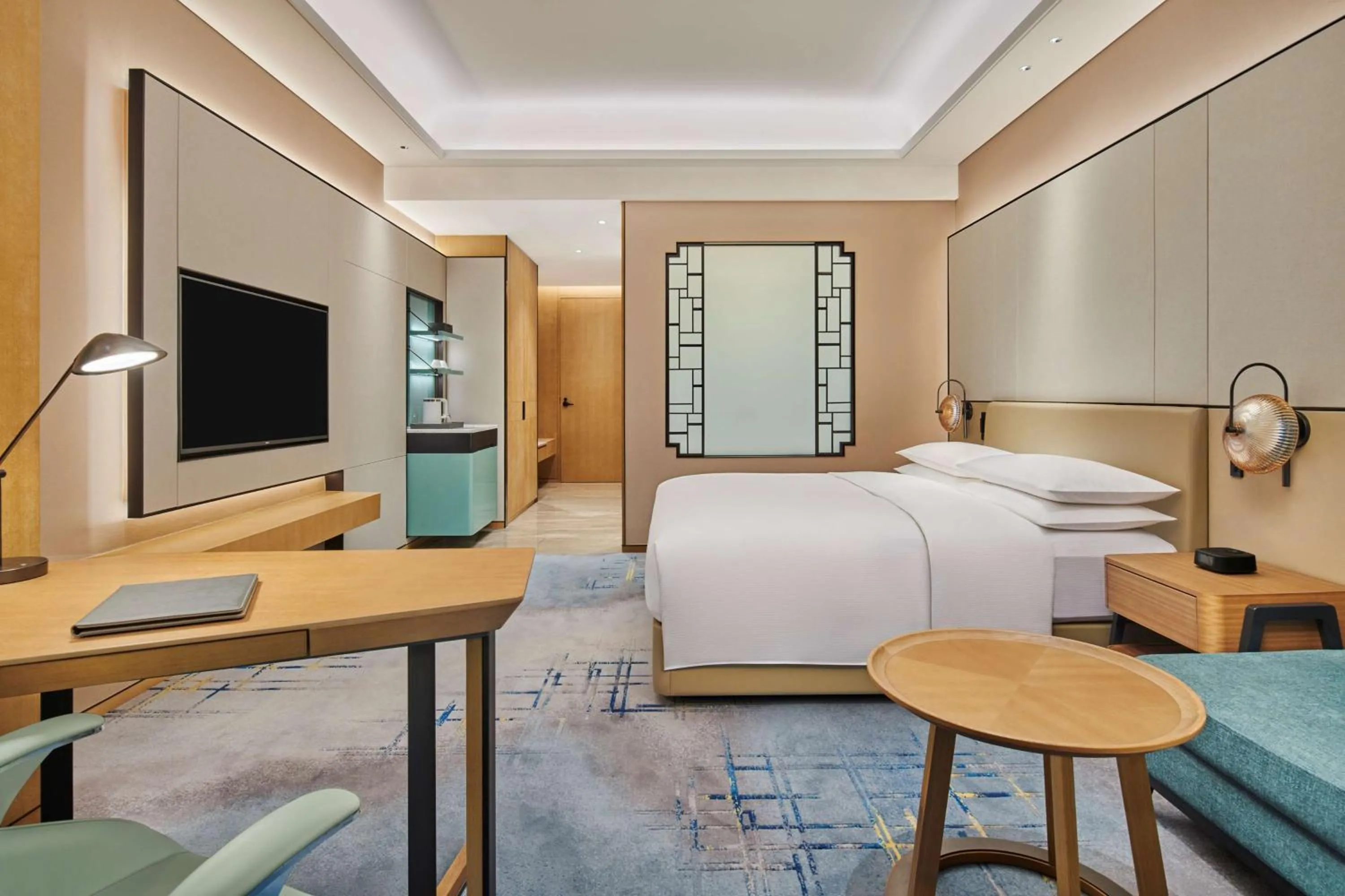 Bed in Hilton Suzhou Wuzhong