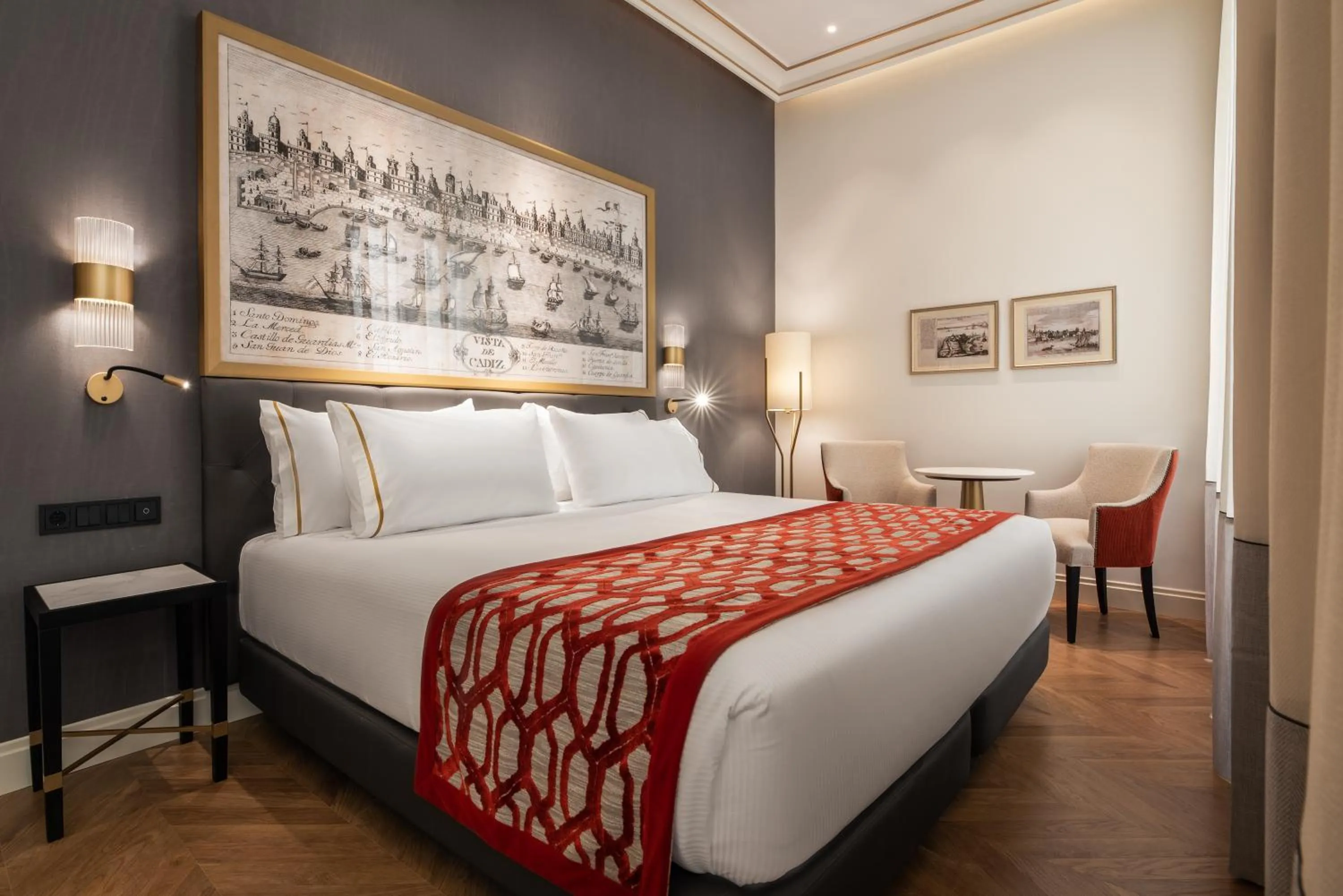 Bed in Áurea Casa Palacio Sagasta by Eurostars Hotel Company