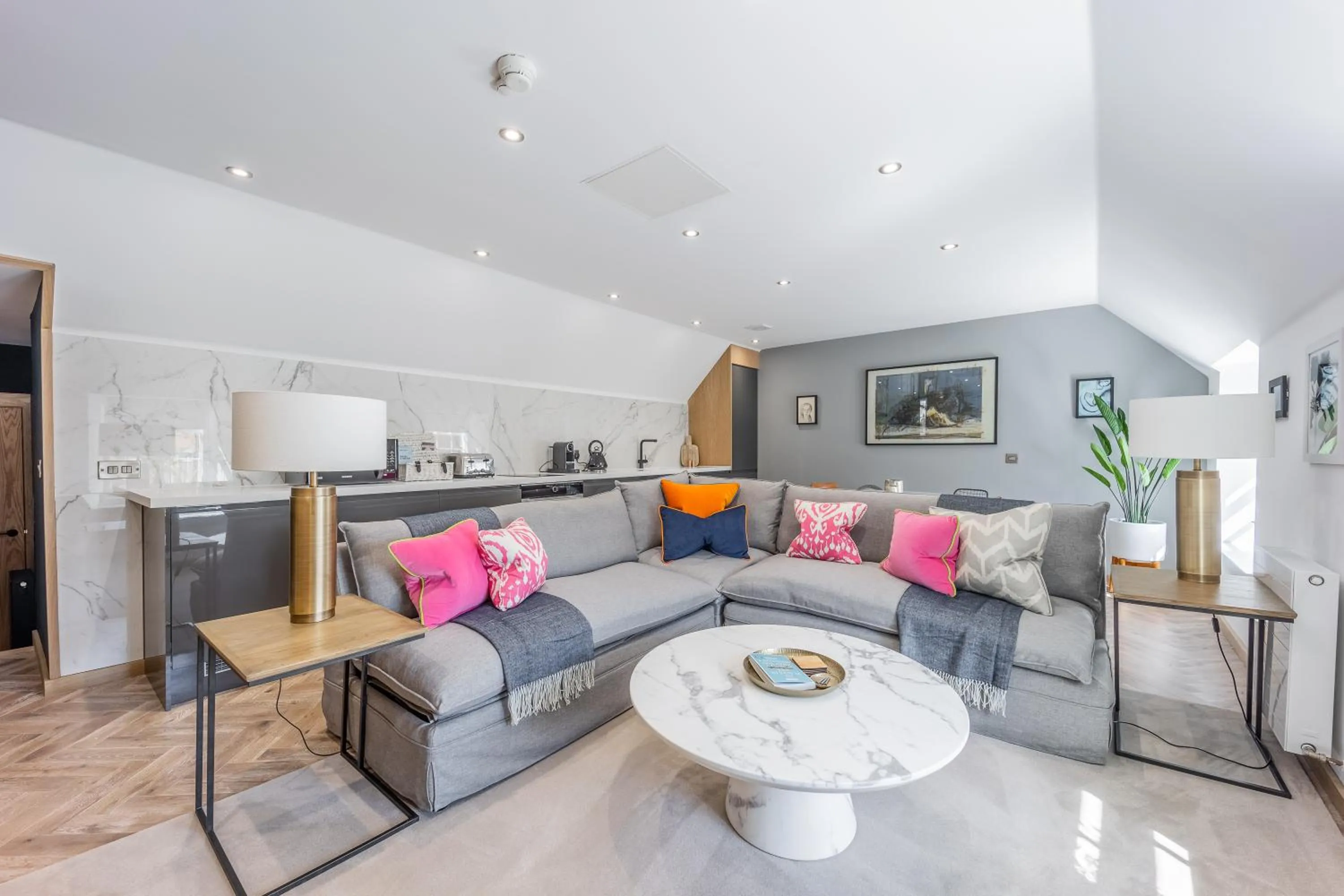 Living room in No1 Apartments St Andrews - South Street