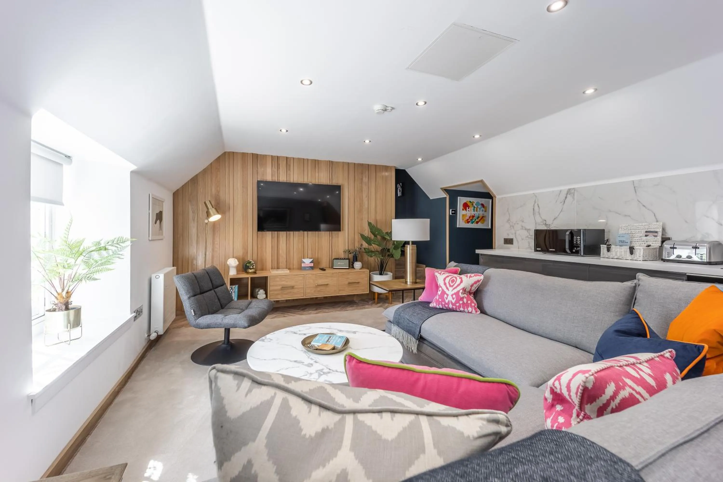 Living room in No1 Apartments St Andrews - South Street