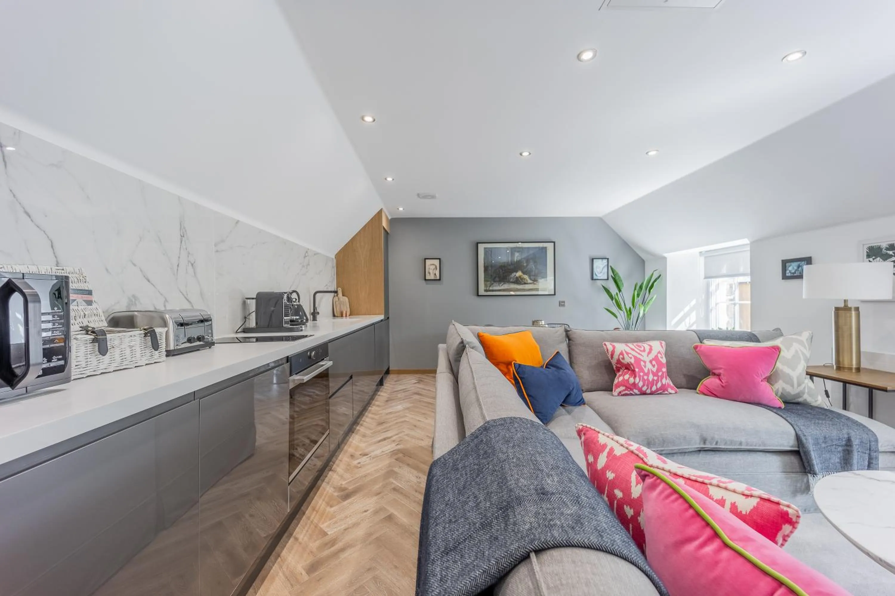 Living room in No1 Apartments St Andrews - South Street