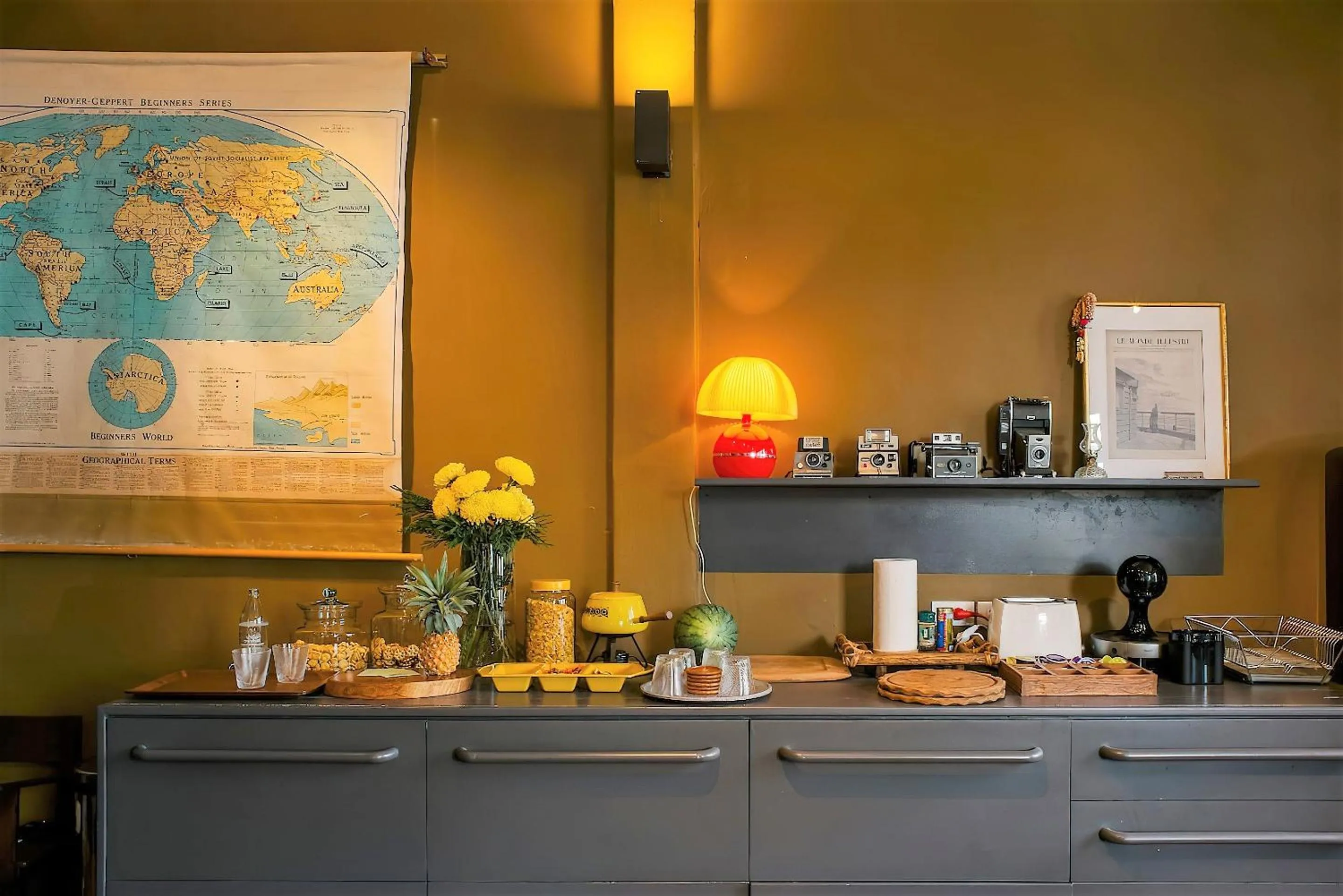Communal kitchen in Ba Hao Residence