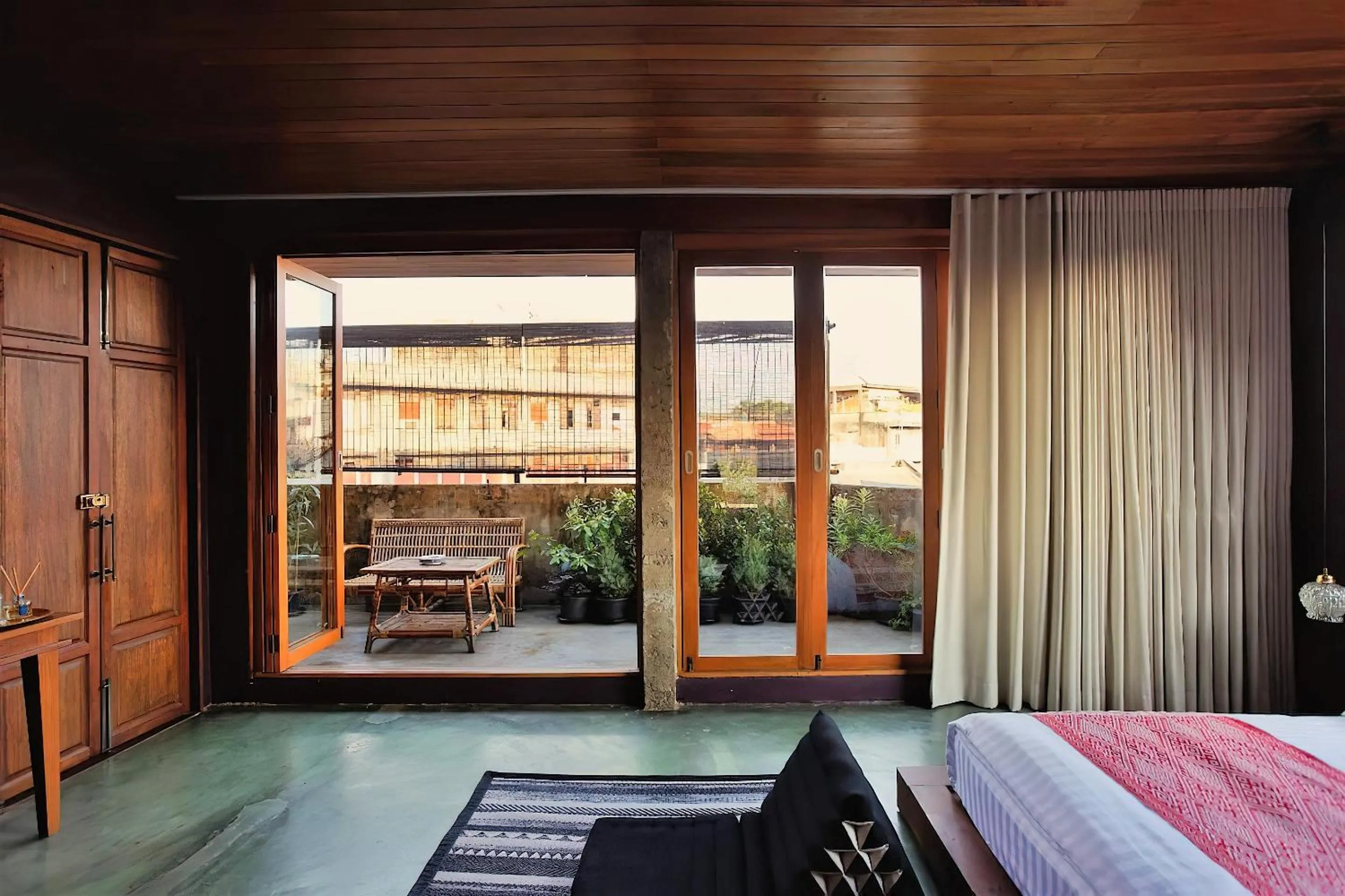 View (from property/room), Bed in Ba Hao Residence