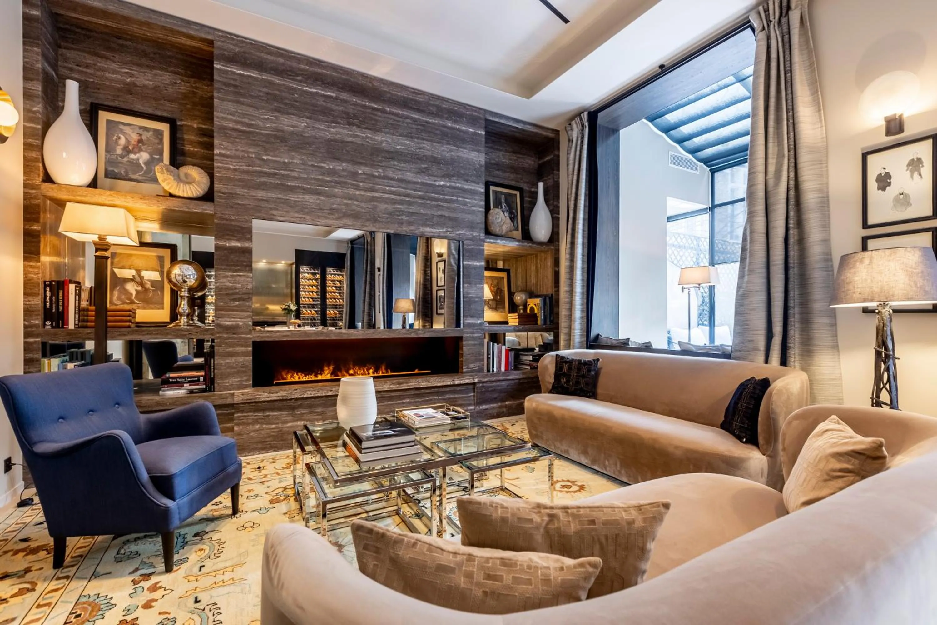 Living room in Maison Boissière BARNES Residences