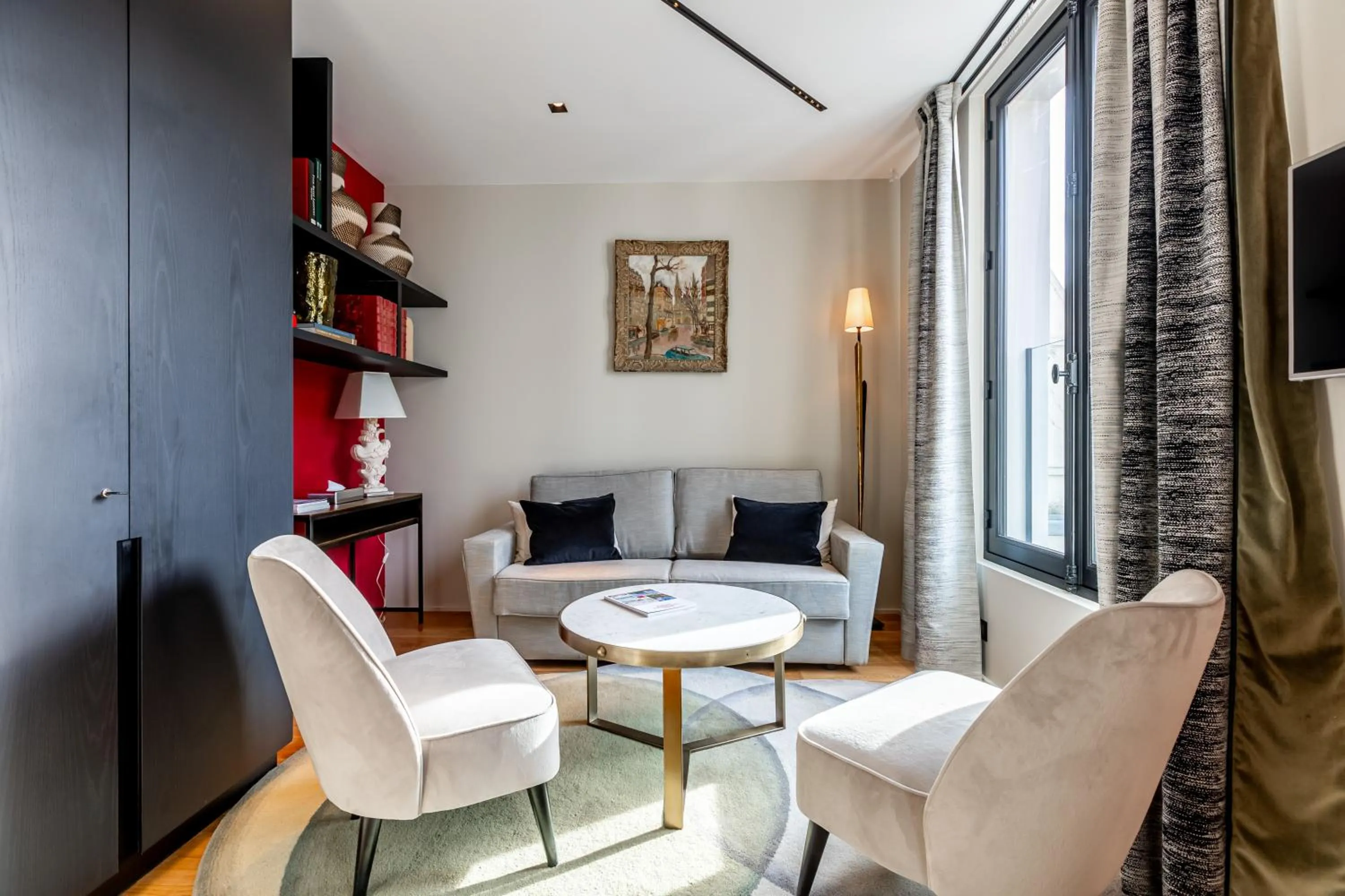 Living room in Maison Boissière BARNES Residences