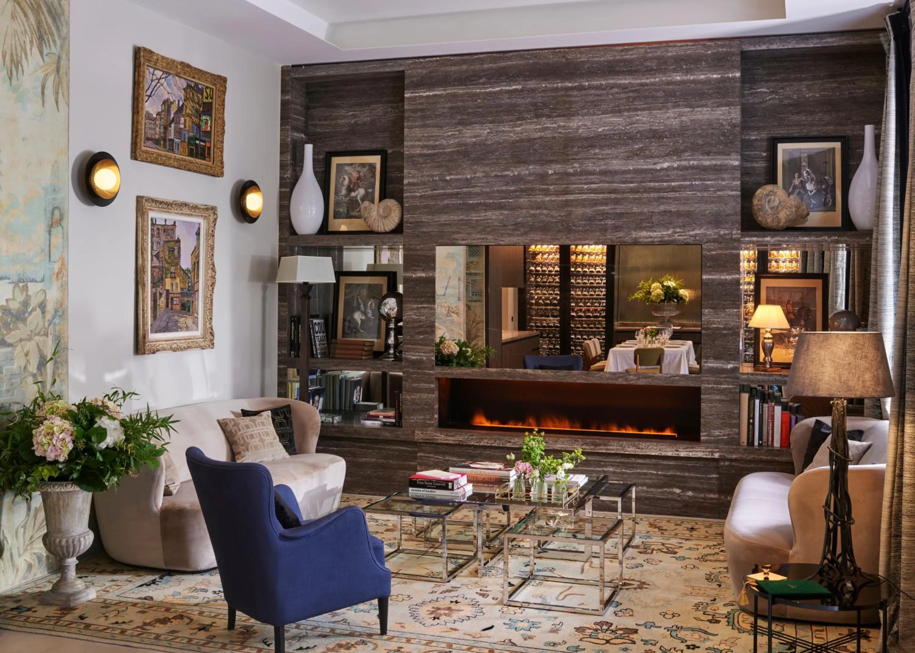 Living room in Maison Boissière BARNES Residences