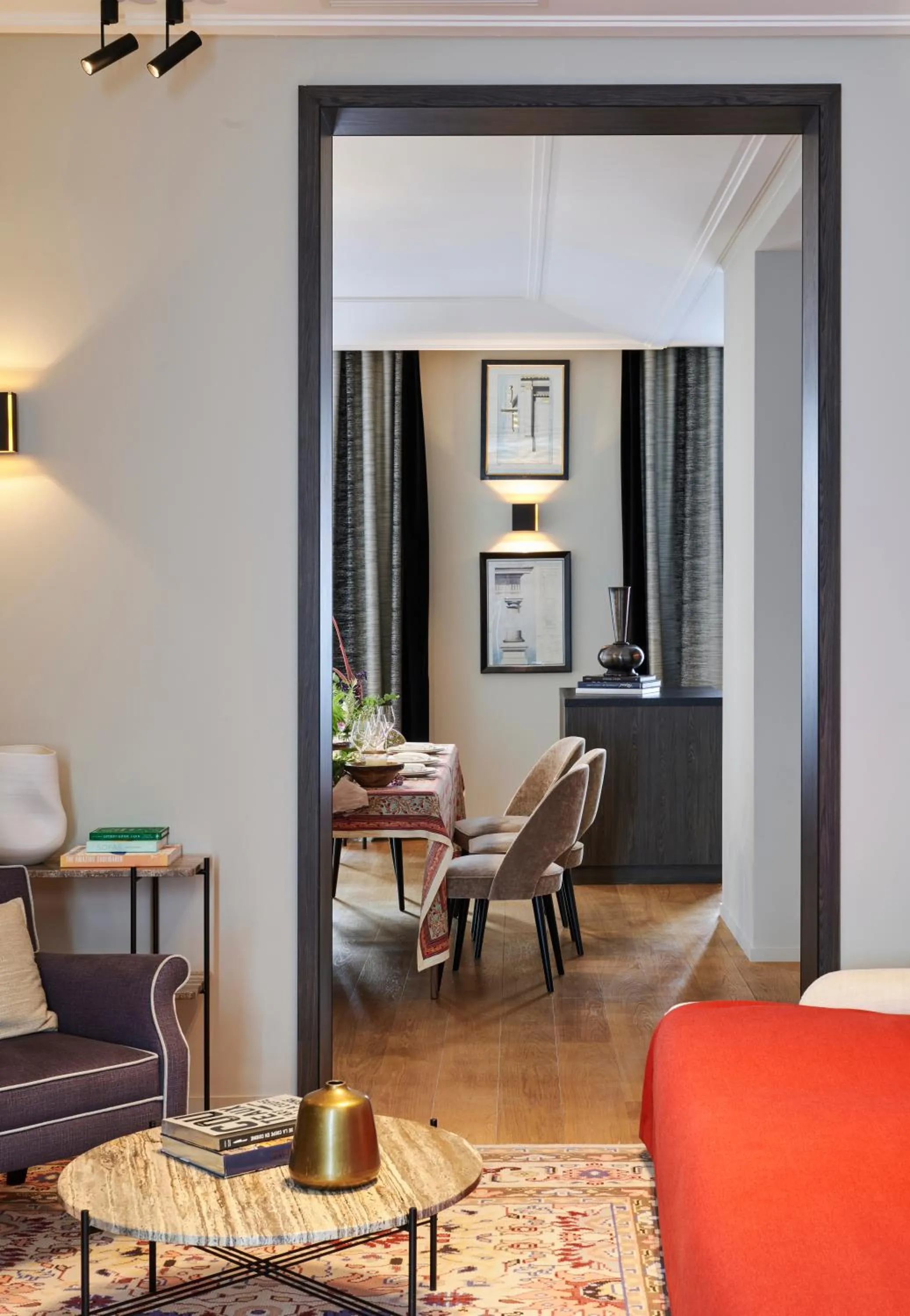 Living room in Maison Boissière BARNES Residences