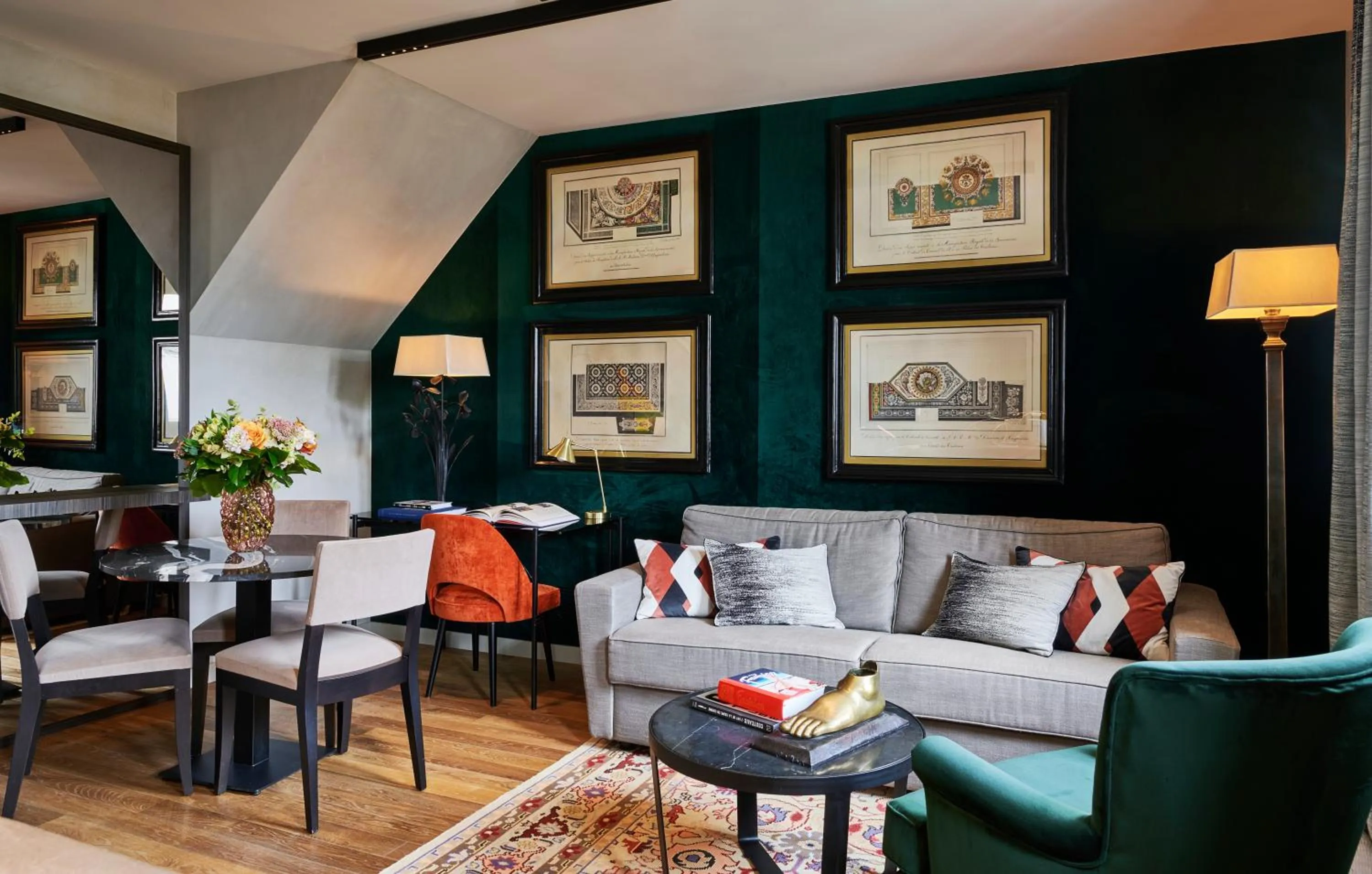Living room in Maison Boissière BARNES Residences