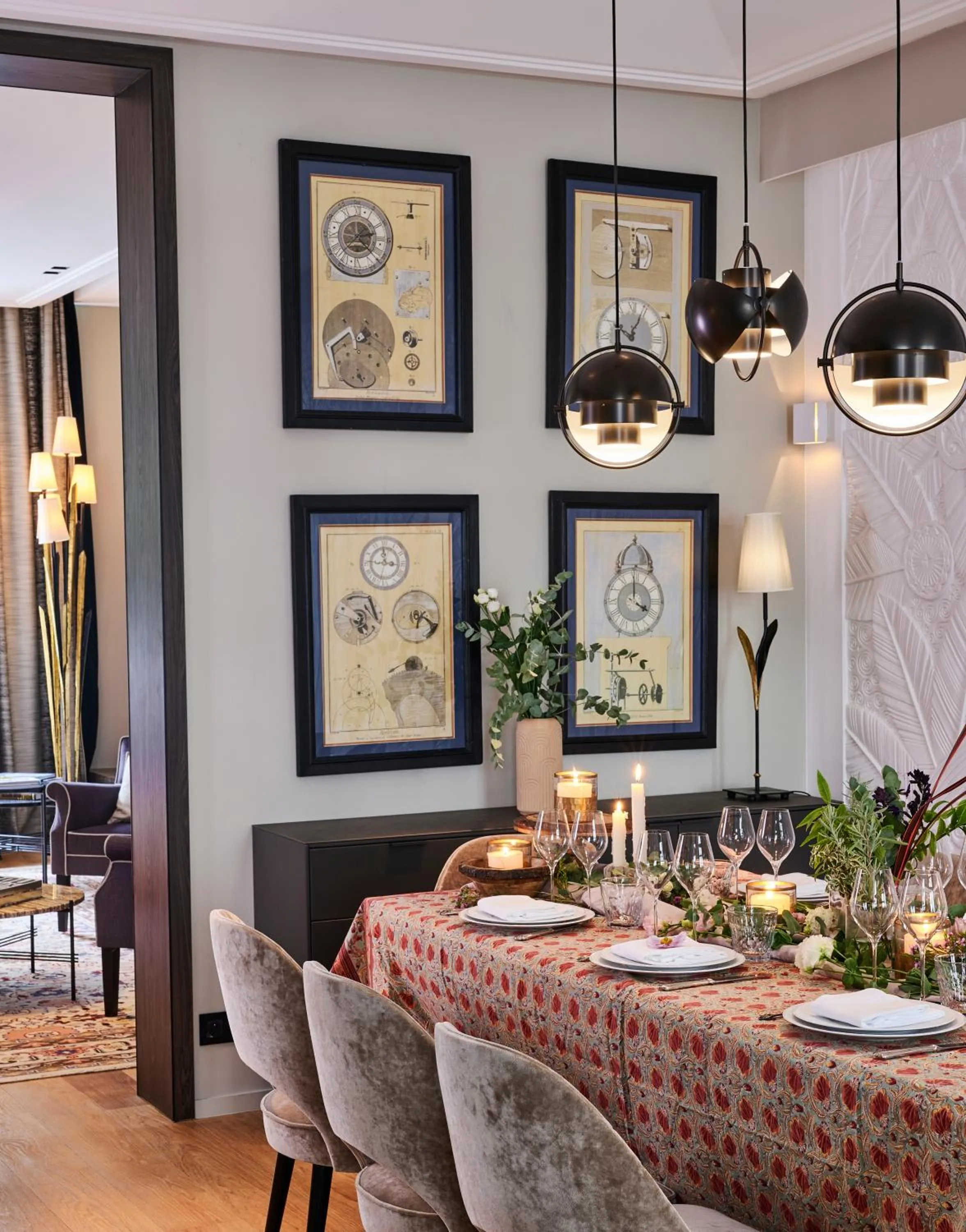 Living room in Maison Boissière BARNES Residences