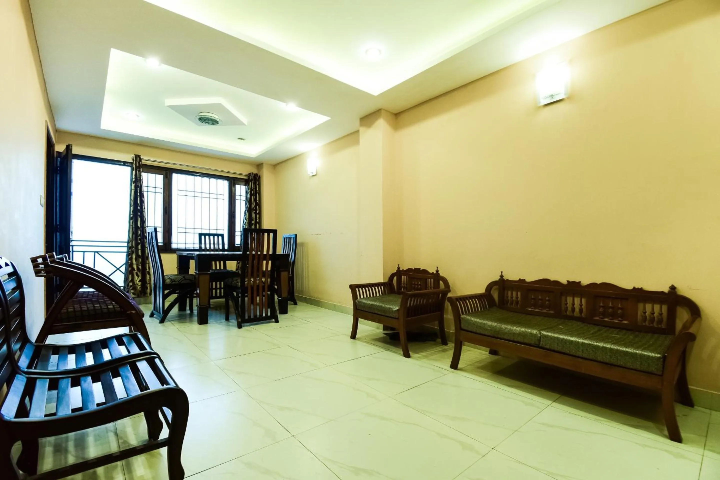 Living room in HANU VATIKA The FAMILY CHOICE