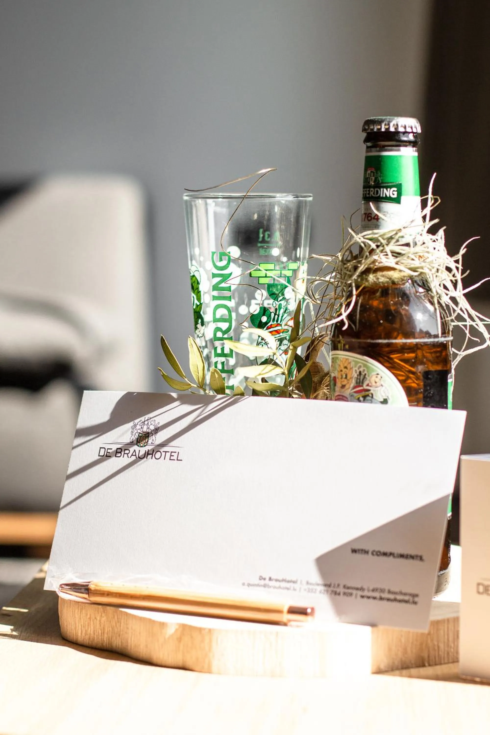 Drinks in De Brauhotel - Hôtel de la Brasserie Nationale