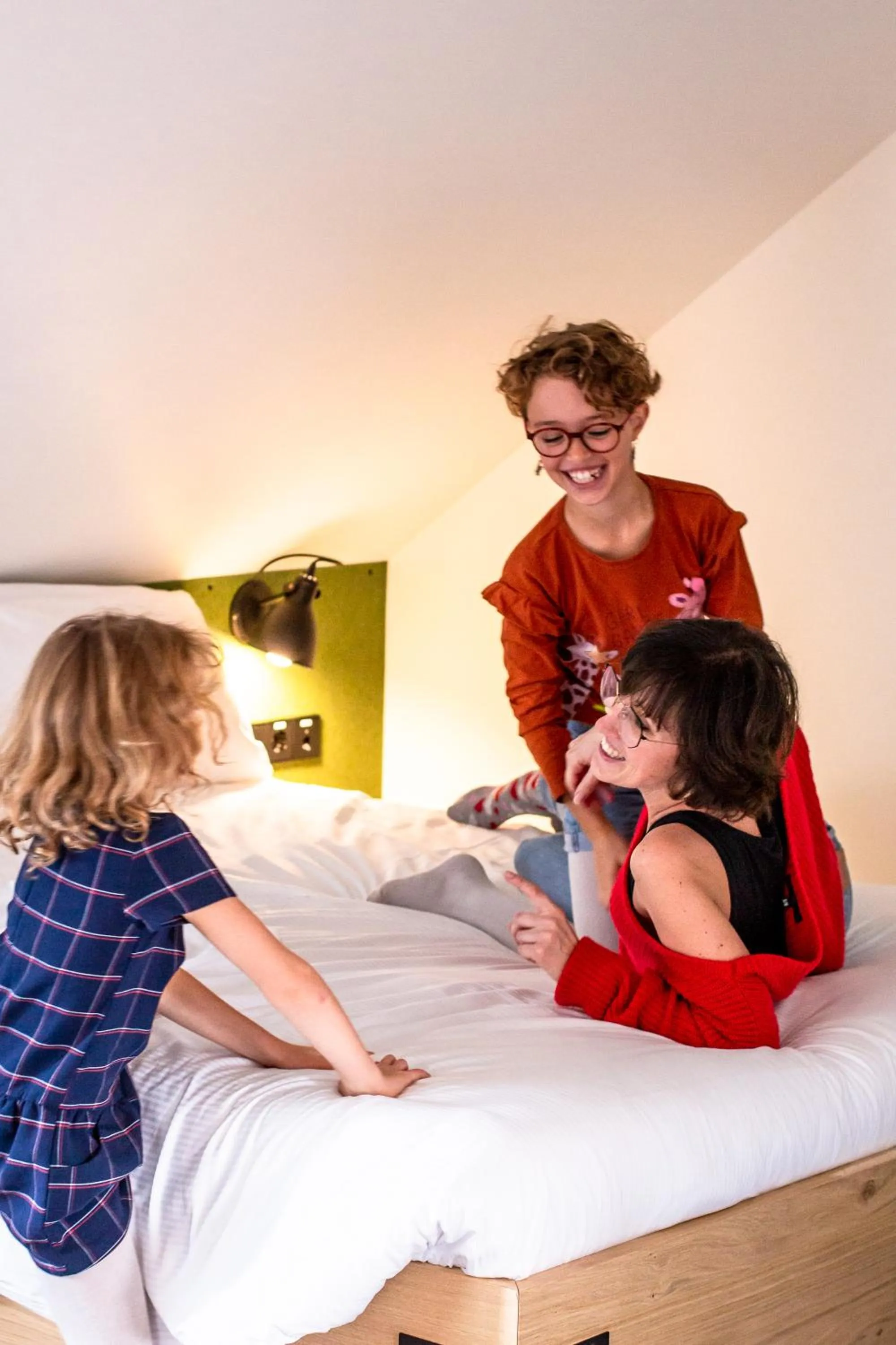 Bed in De Brauhotel - Hôtel de la Brasserie Nationale