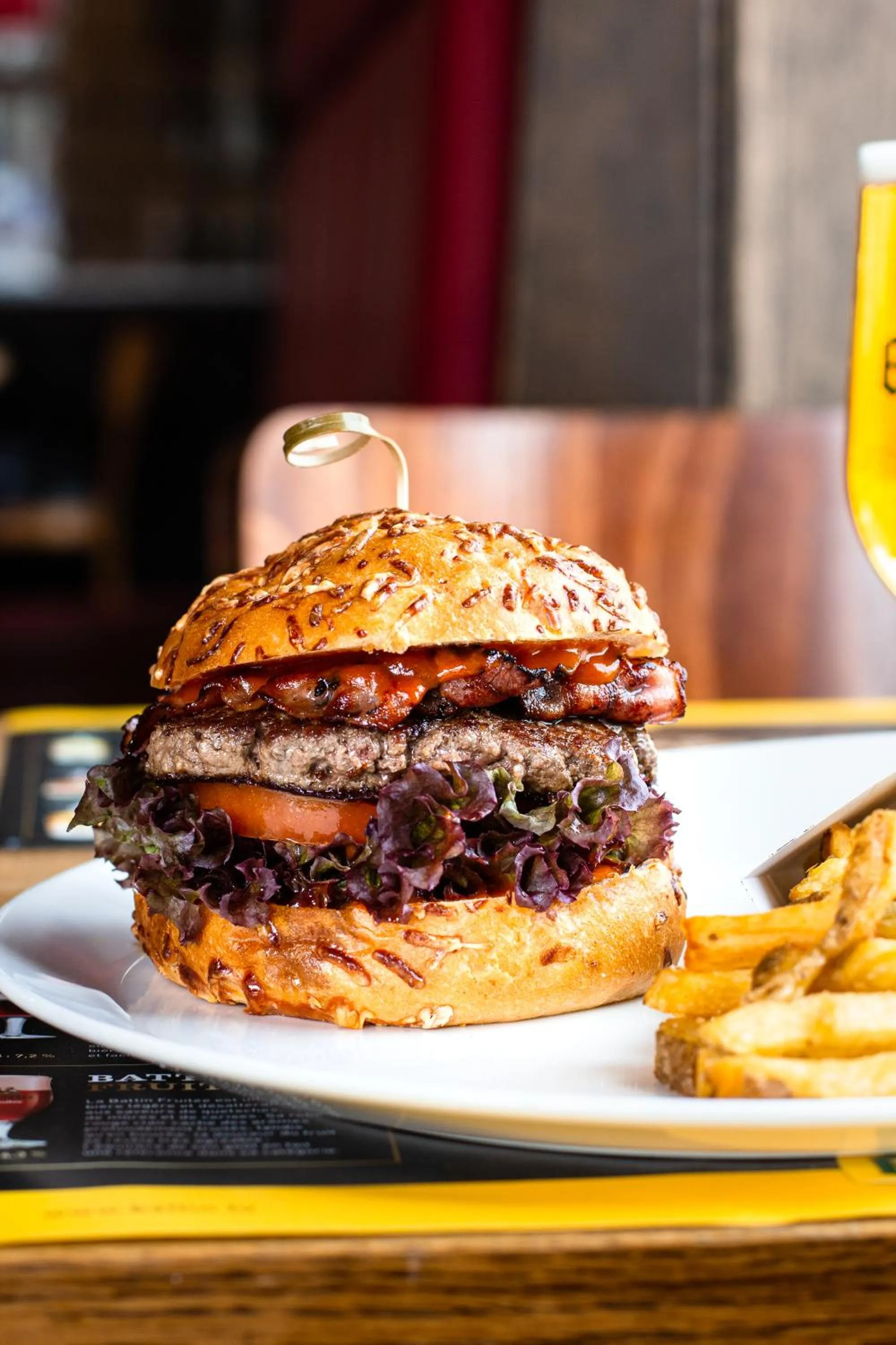 Food and drinks in De Brauhotel - Hôtel de la Brasserie Nationale