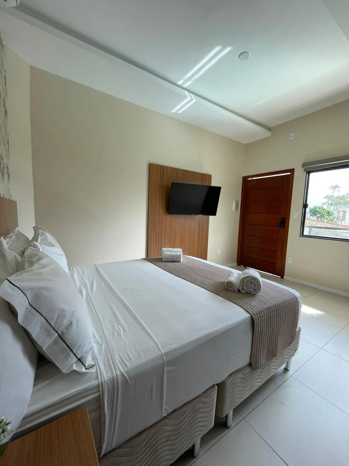 Bed in VIVER Pousada Club & Restaurante