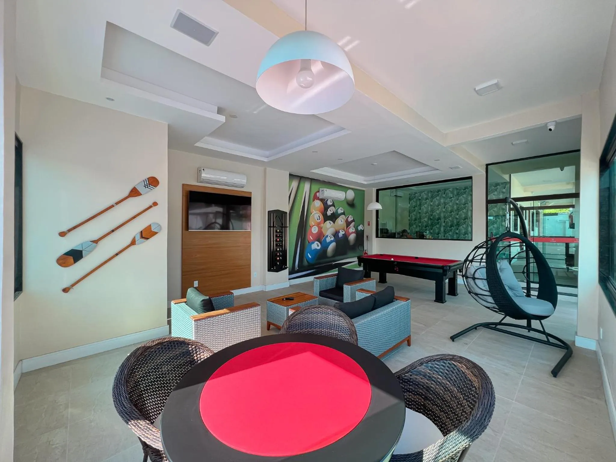 Communal lounge/ TV room in VIVER Pousada Club & Restaurante