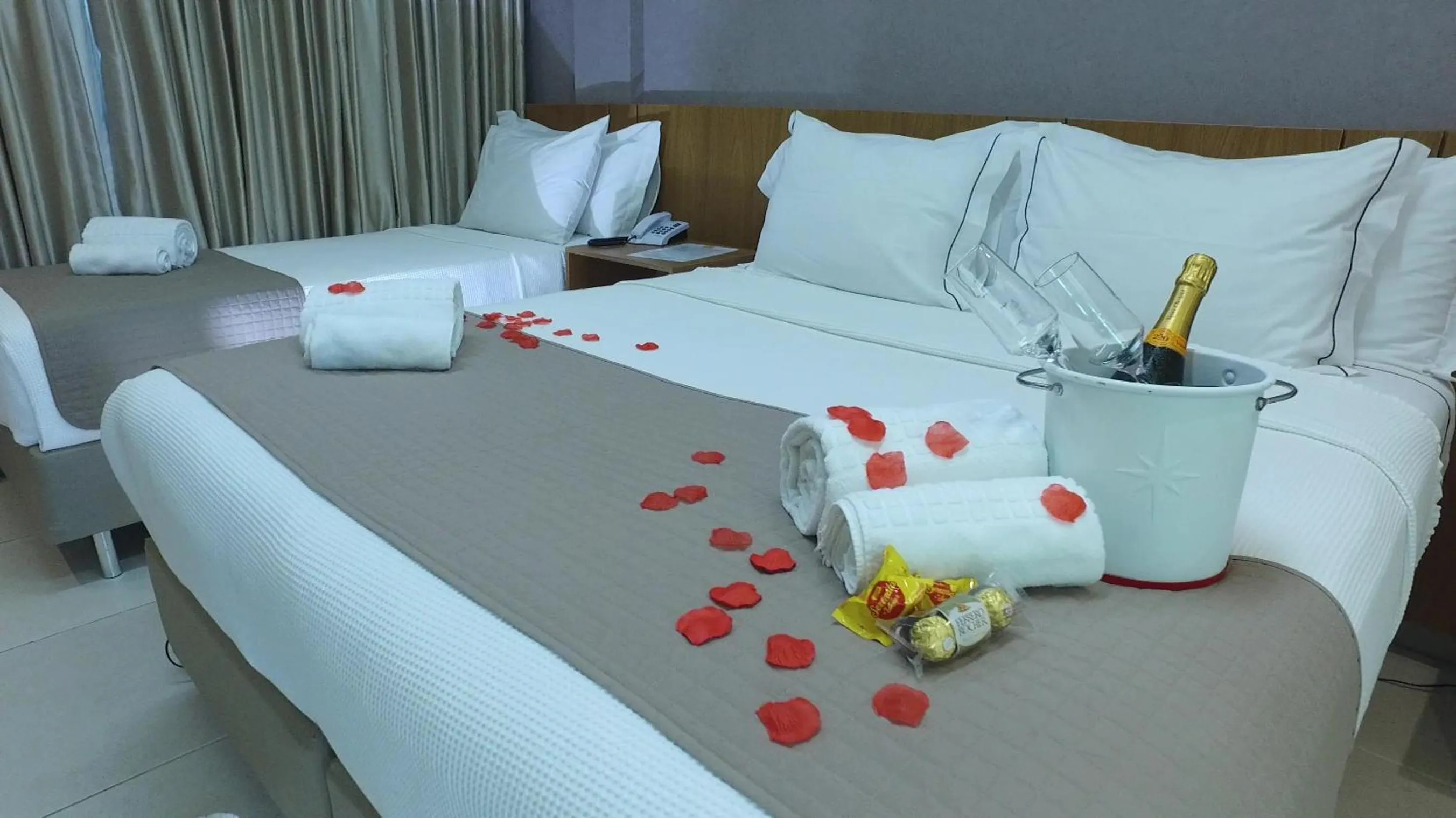 Bed in VIVER Pousada Club & Restaurante