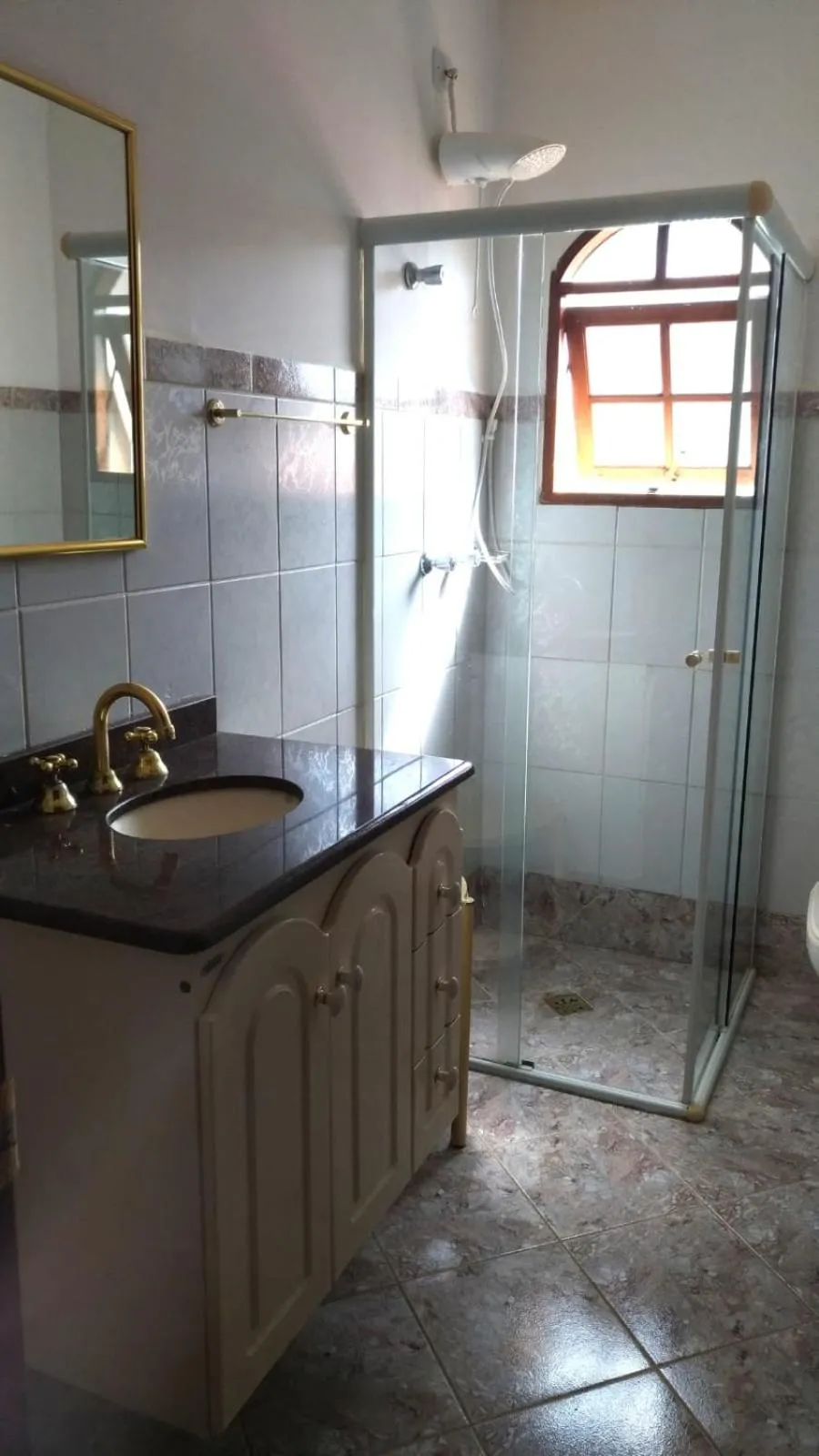 Shower in Pousada Montanha da Pedra Grande