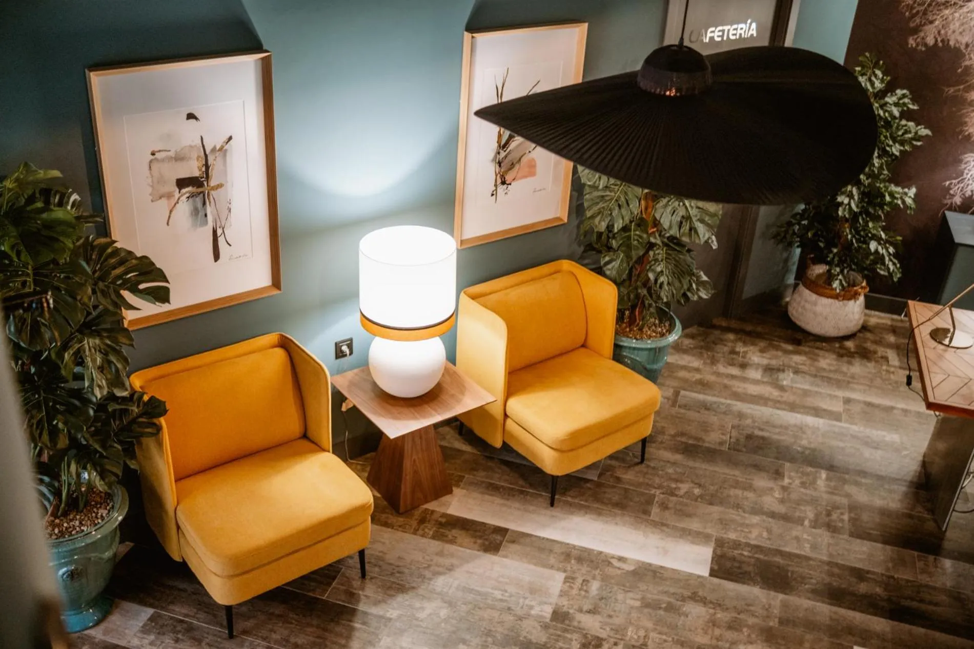 Lobby or reception in Hotel GilMar Orellana la Vieja